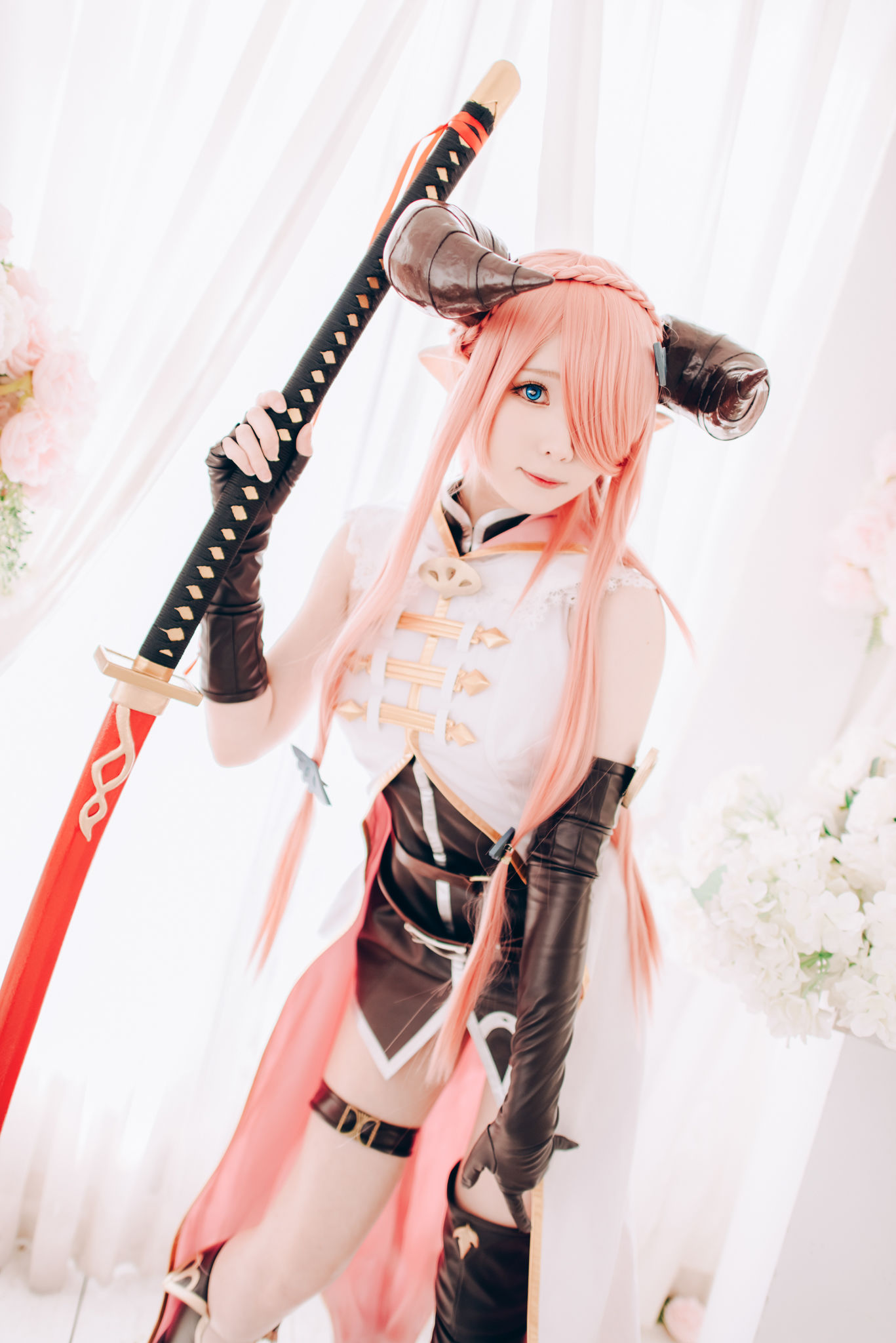 微博妹纸霜月shimo – 碧蓝幻想 娜尔梅亚 Cosplay-第52张