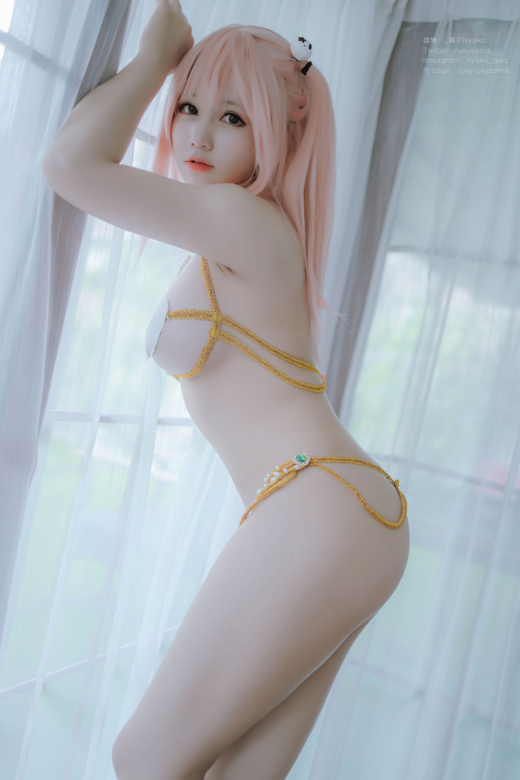 萌妹子Nyako喵子 – DOAほのか 贝壳 Cosplay-第1张