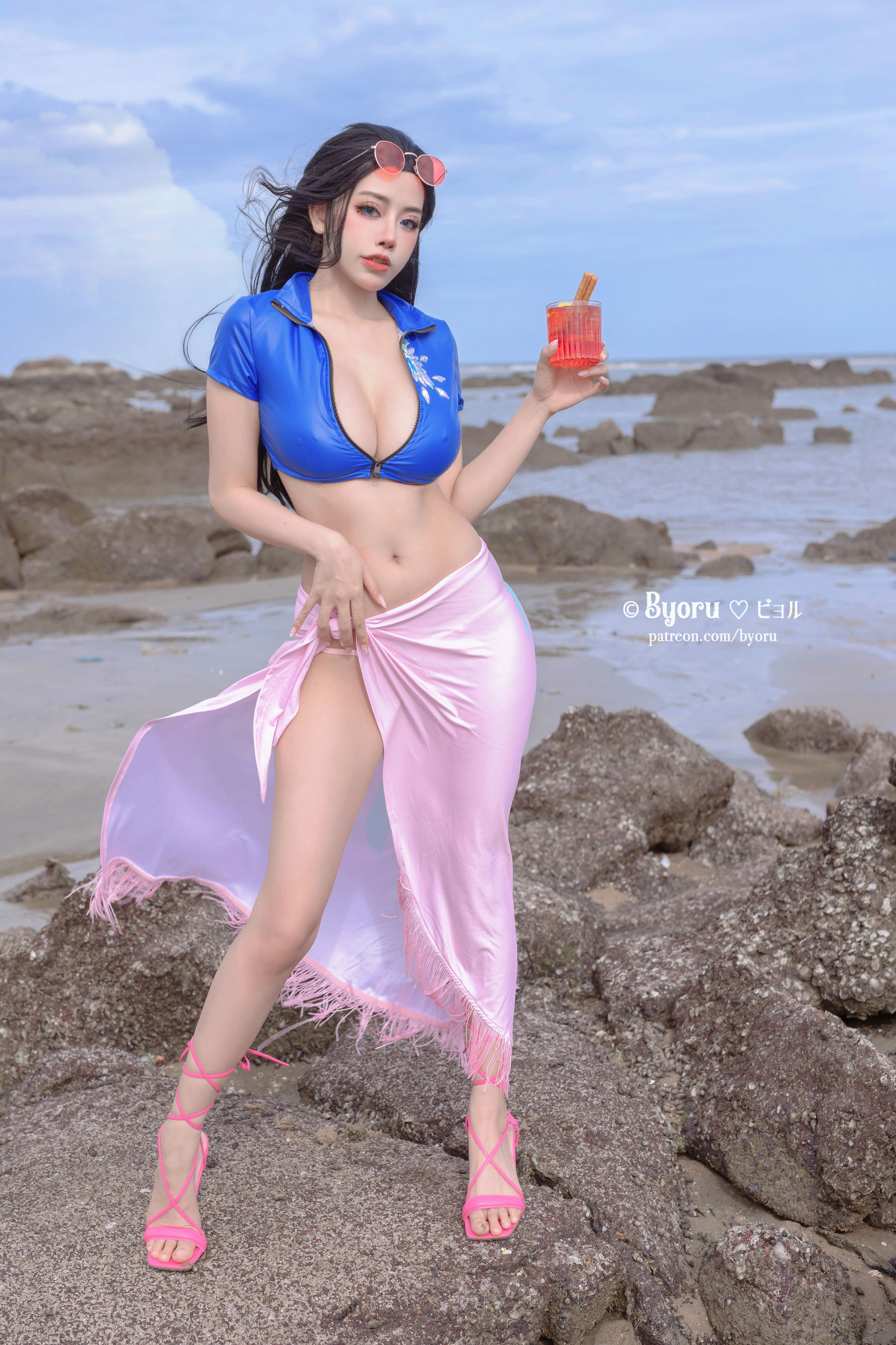 日本性感萝莉Byoru – Nico Robin Cosplay-第26张