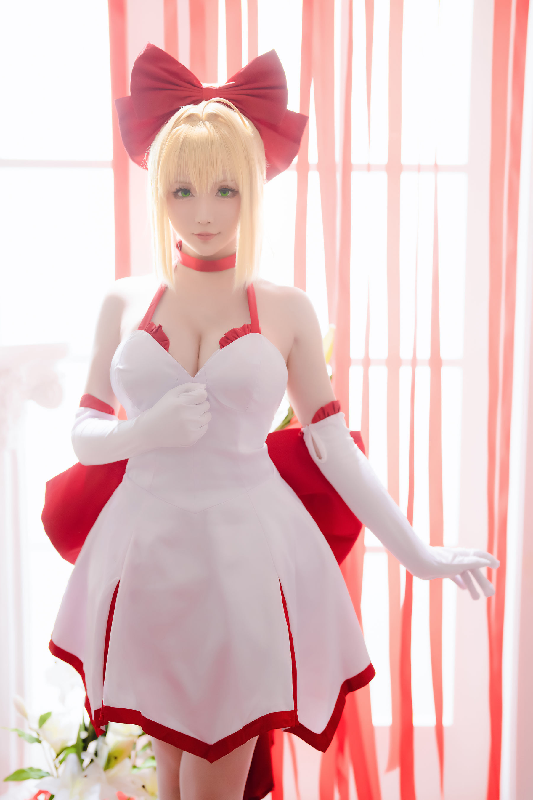 Coser小姐姐星之迟迟 – Fate 尼禄 Cosplay-第24张