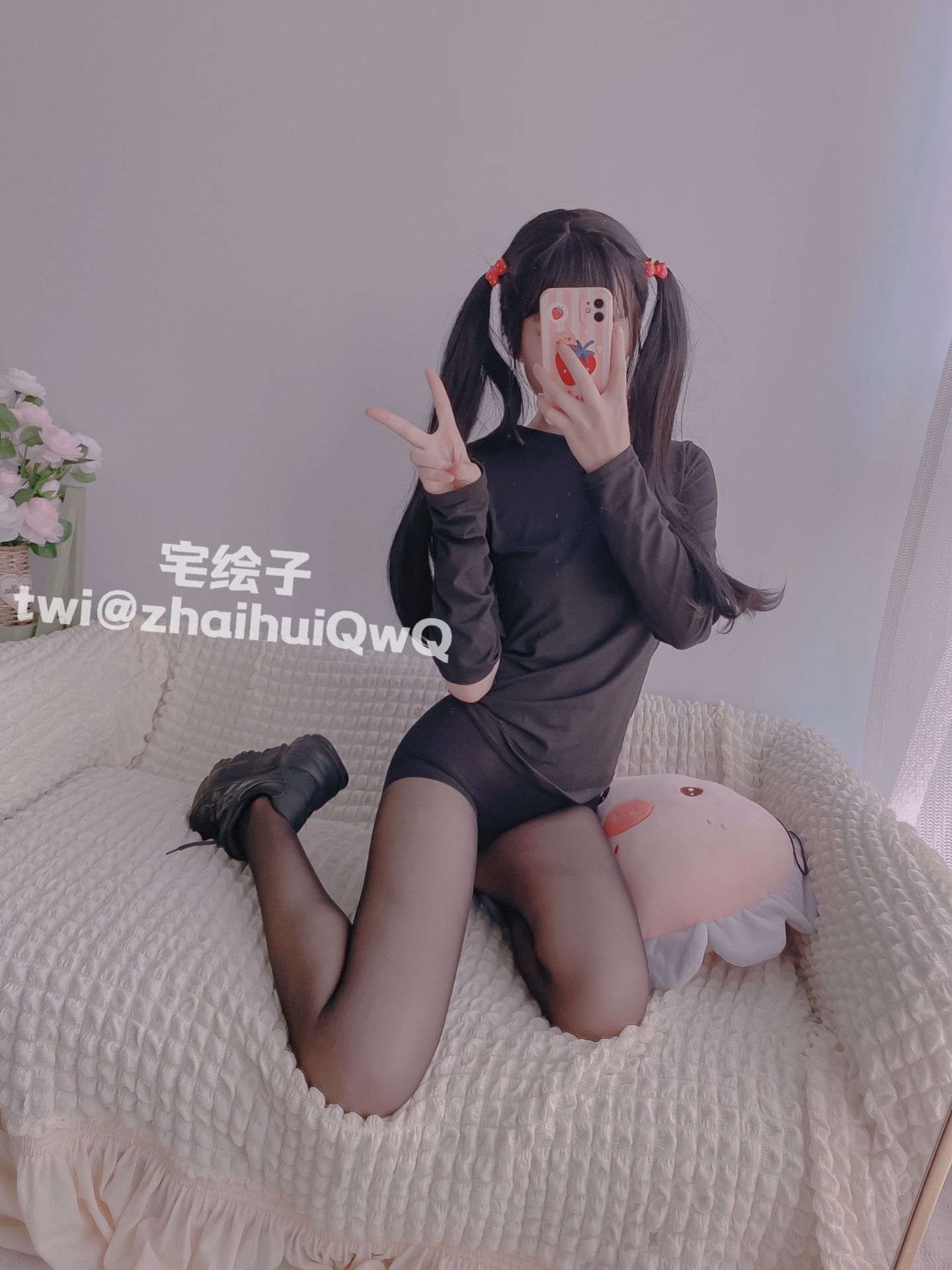 二阶堂 – 黑丝 Cosplay-第1张