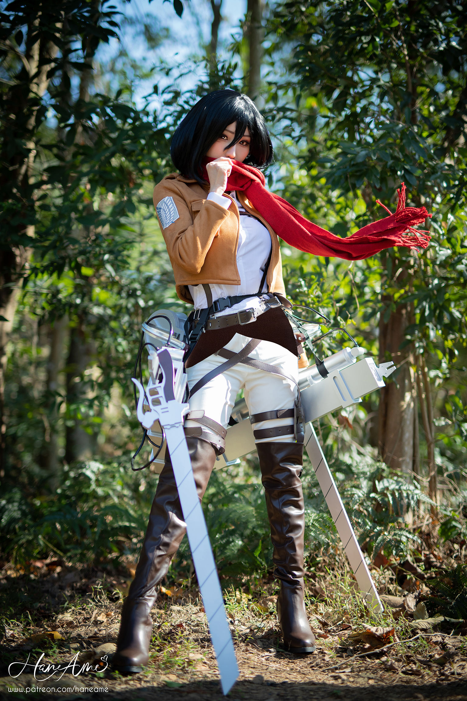 Hane Ame 雨波写真 – 进击的巨人 Cosplay-第43张