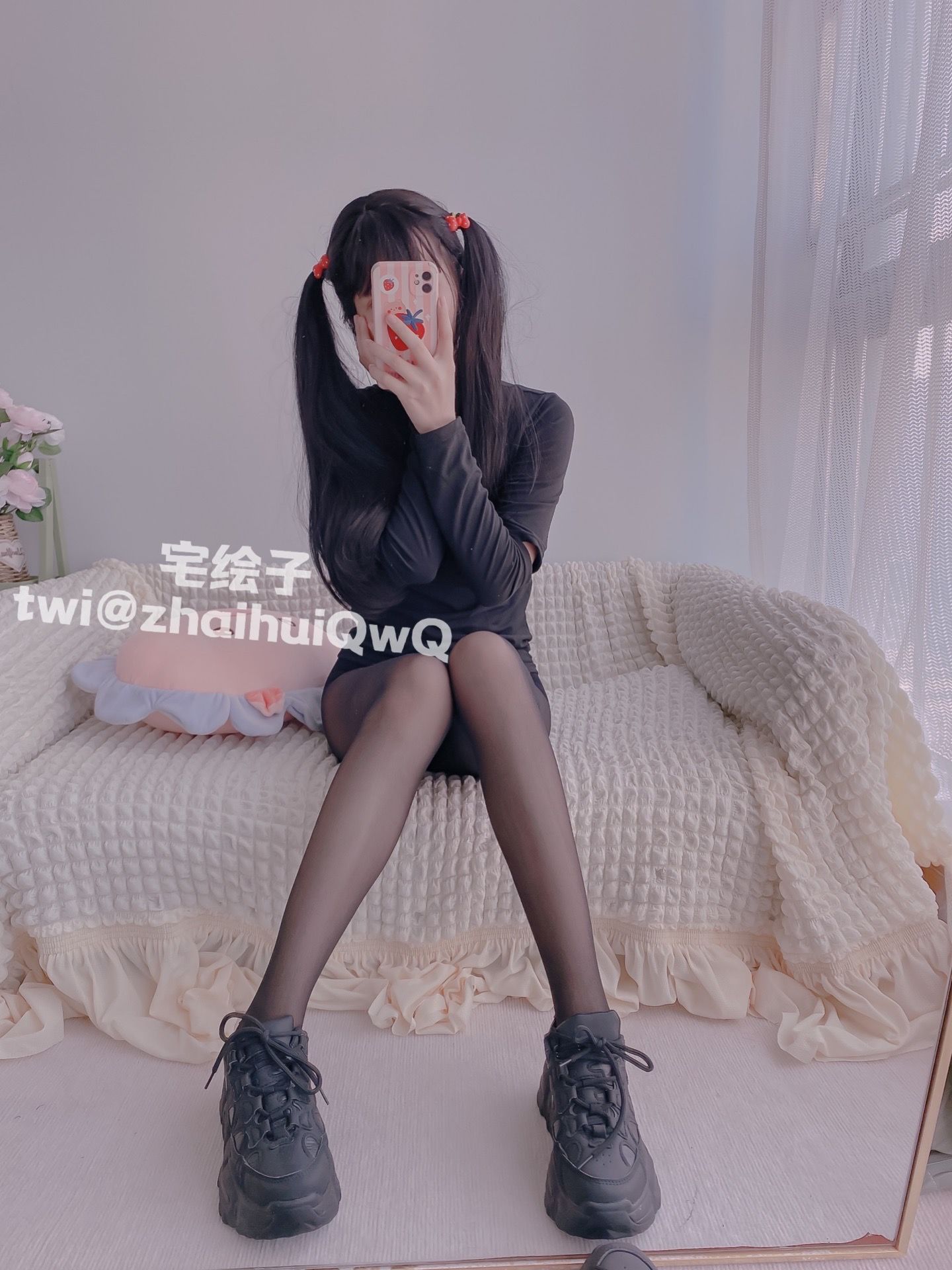 二阶堂 – 黑丝 Cosplay-第56张
