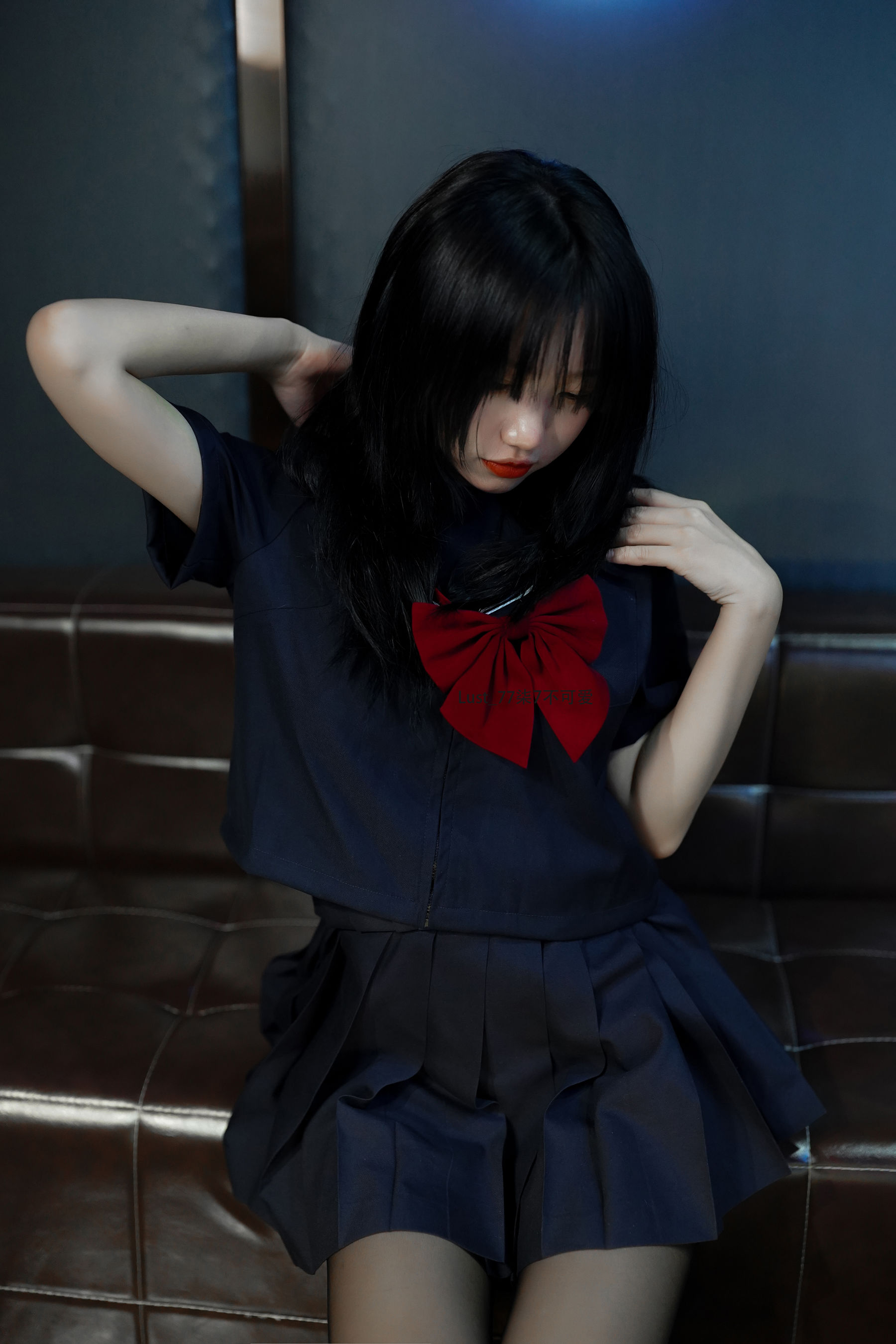 动漫博主柒柒要乖哦 – 反差JK少女 Cosplay-第53张
