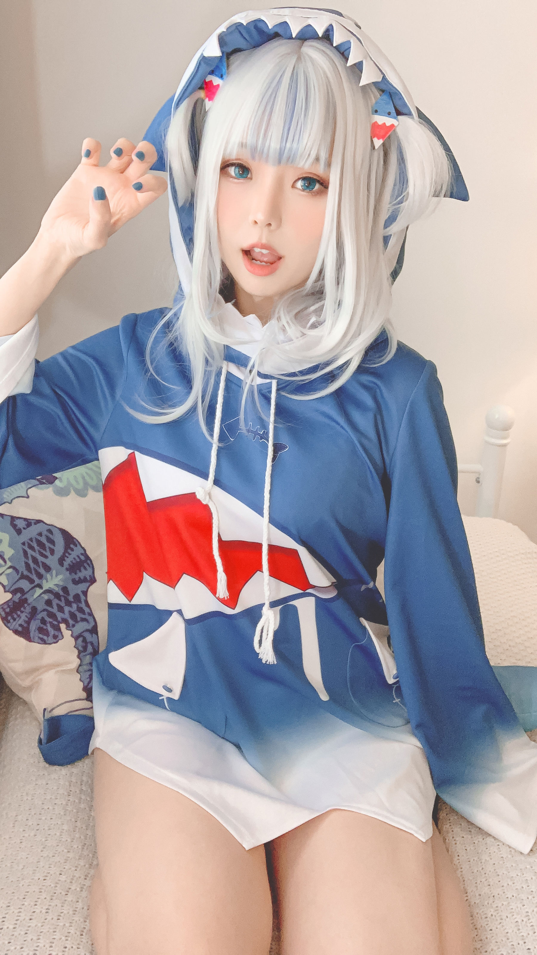 Ely_eee(ElyEE子) – 噶呜・古拉(小鲨鲨) Cosplay-第8张
