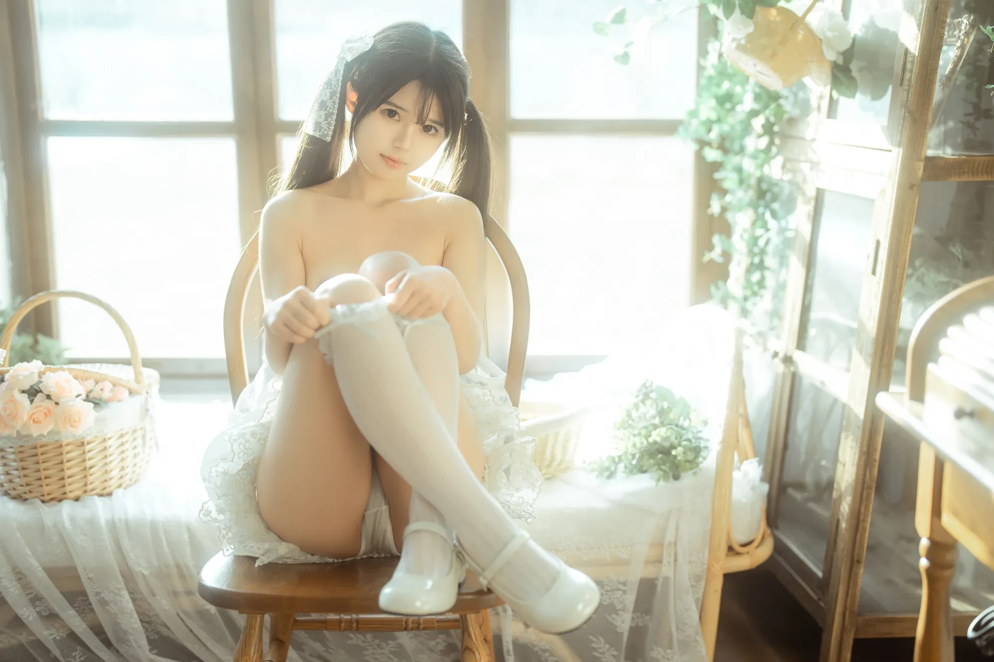 rua阮阮 – 花房 小裙子 Cosplay-第33张