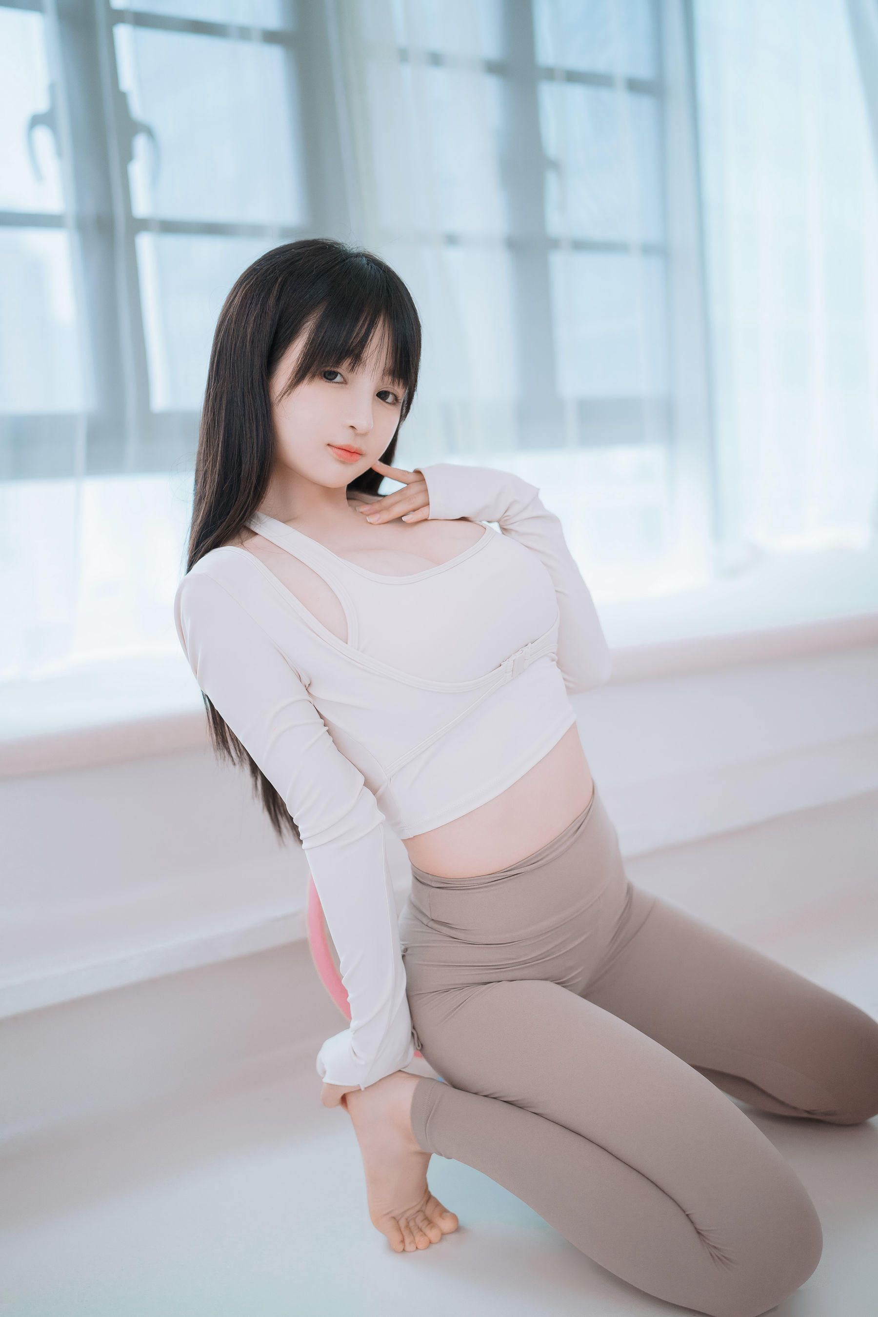 桜井宁宁 – 瑜伽妹妹 Cosplay-第22张
