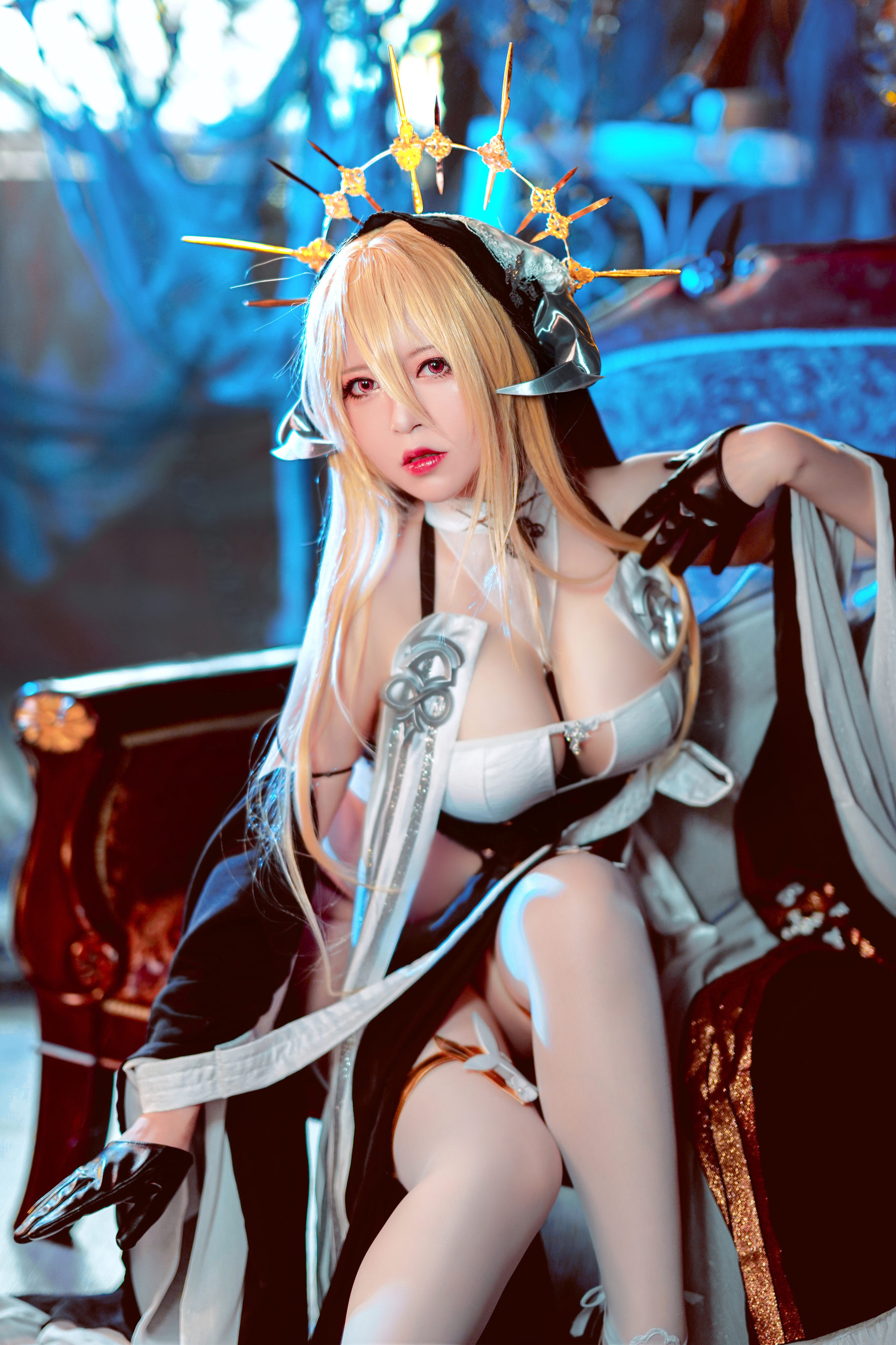 半半子 – 修道女 Cosplay-第3张
