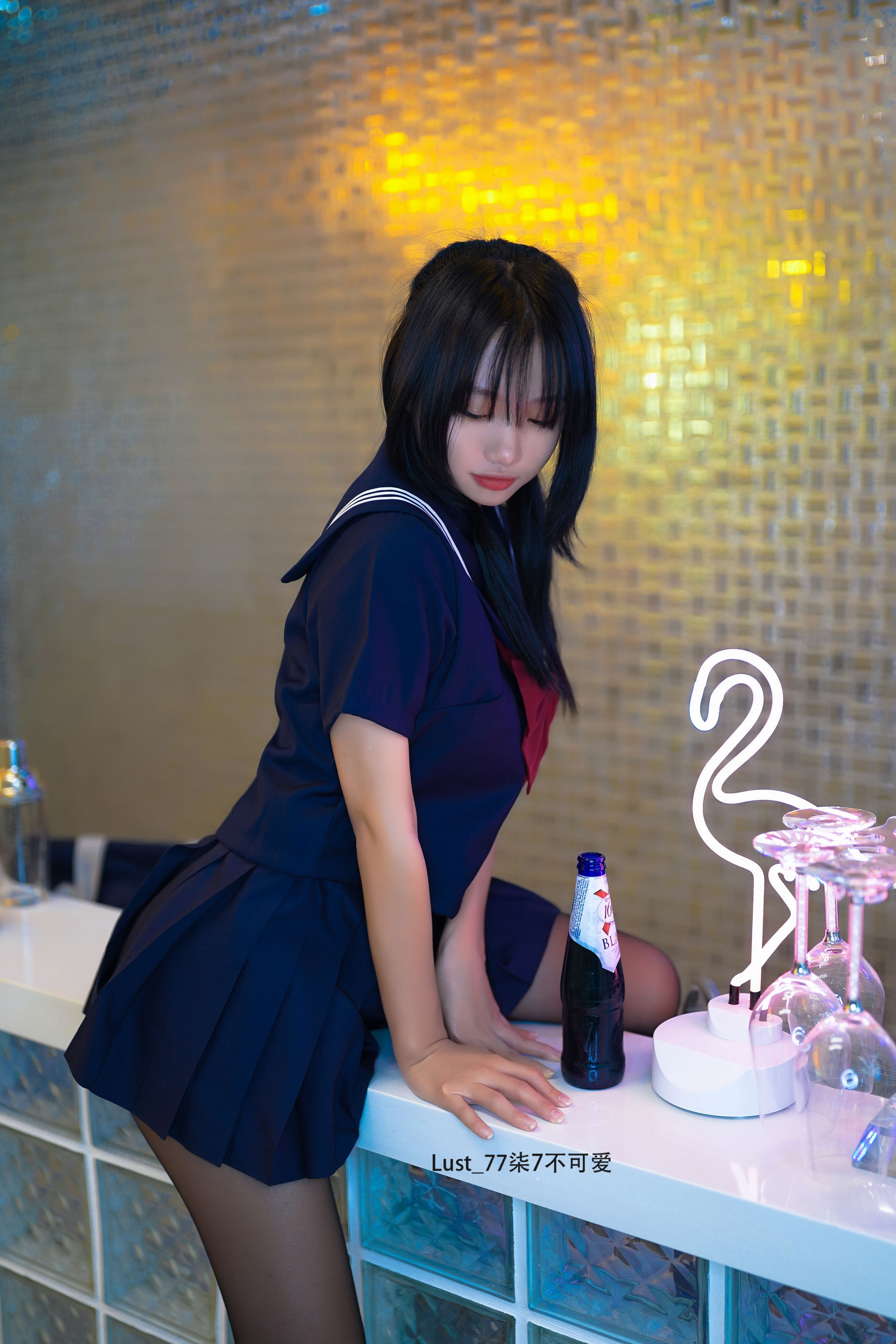 动漫博主柒柒要乖哦 – 反差JK少女 Cosplay-第22张