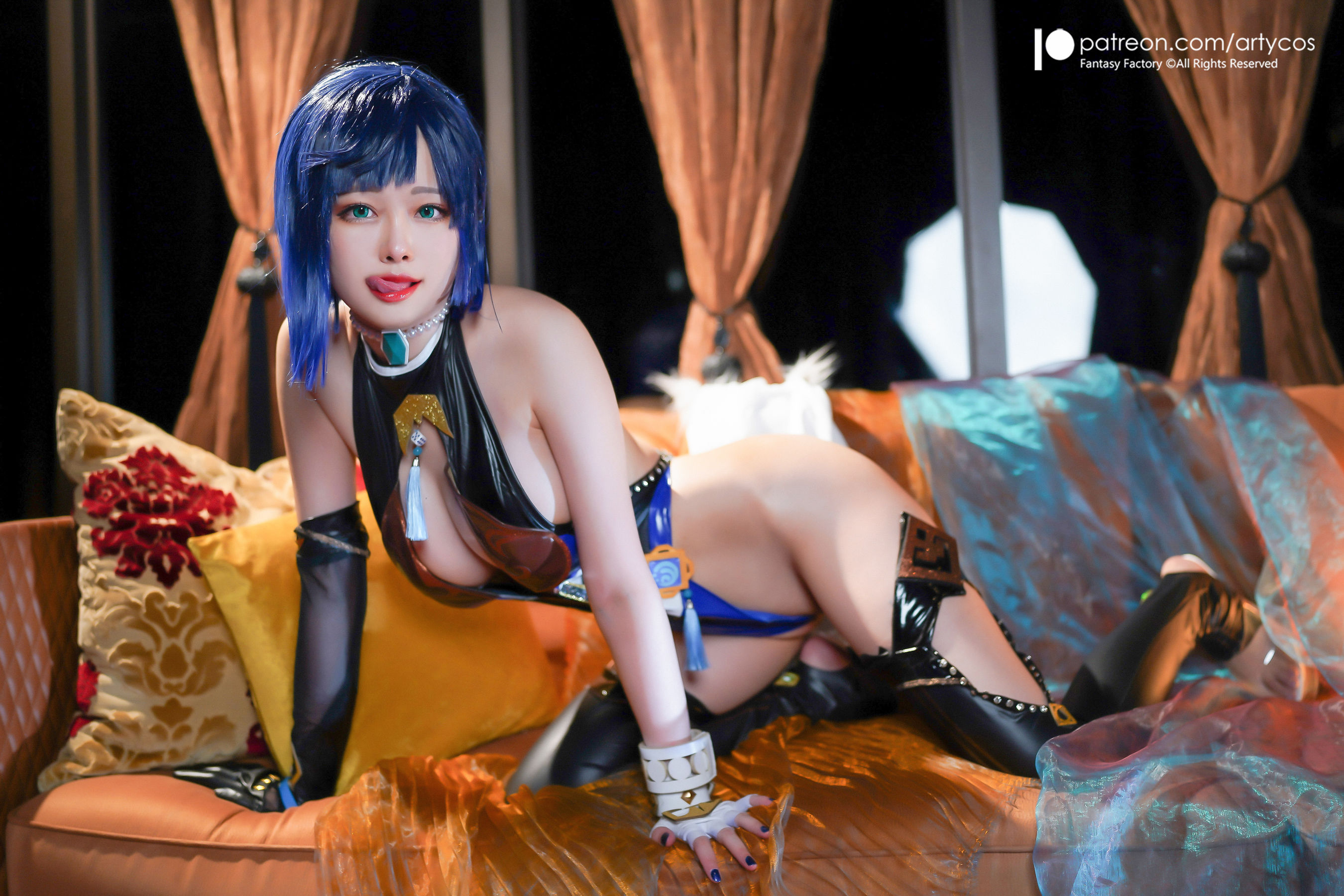 COS妹子Arty亞緹 – Genshin Yelan Cosplay-第12张