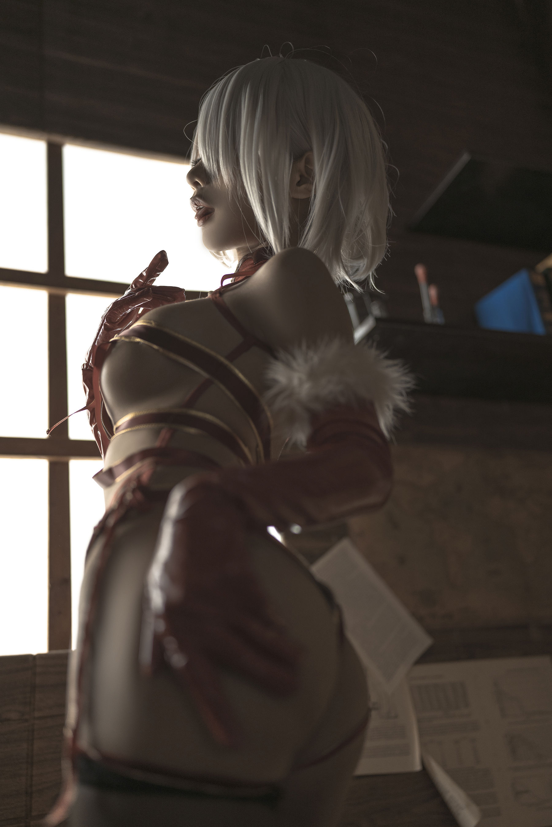动漫博主蠢沫沫 – 2B圣诞 Cosplay-第35张
