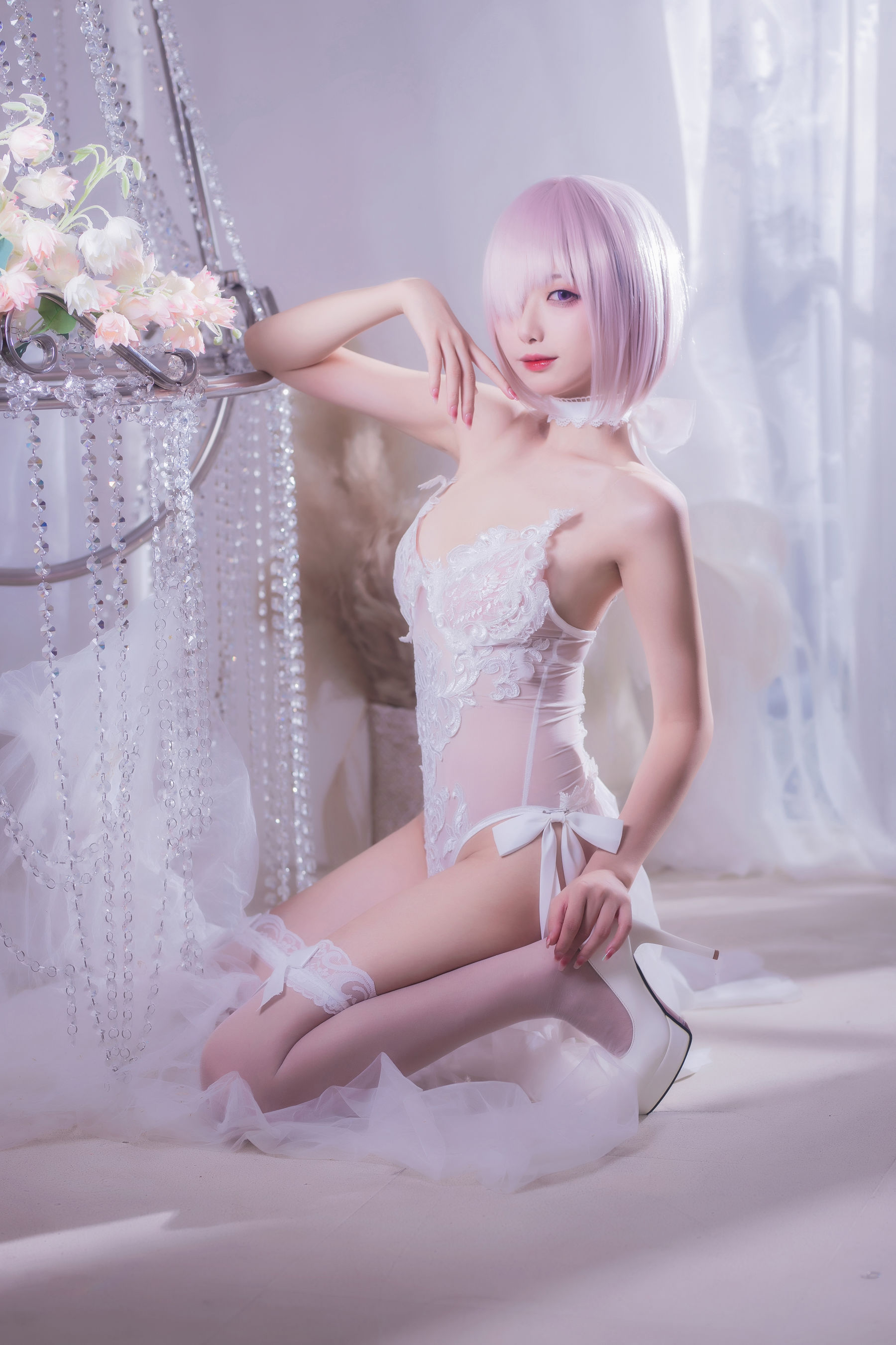 动漫博主封疆疆v – 婚纱玛修 Cosplay-第8张