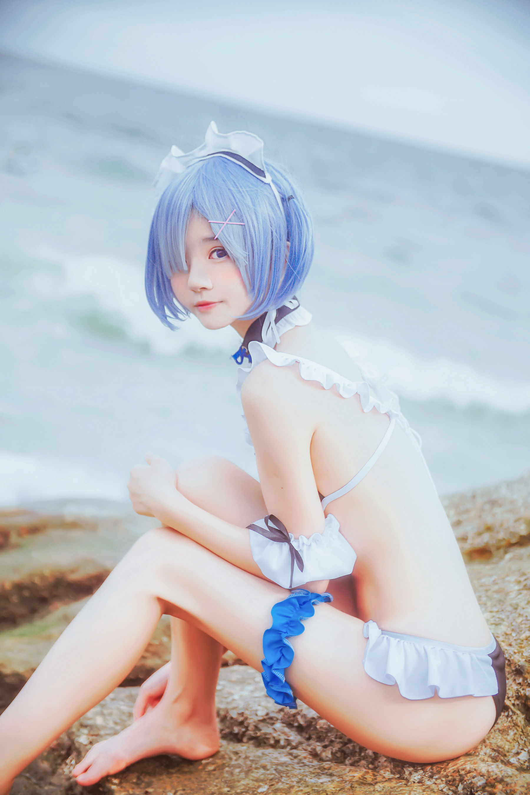桜桃喵《蕾姆COS》 Cosplay-第4张