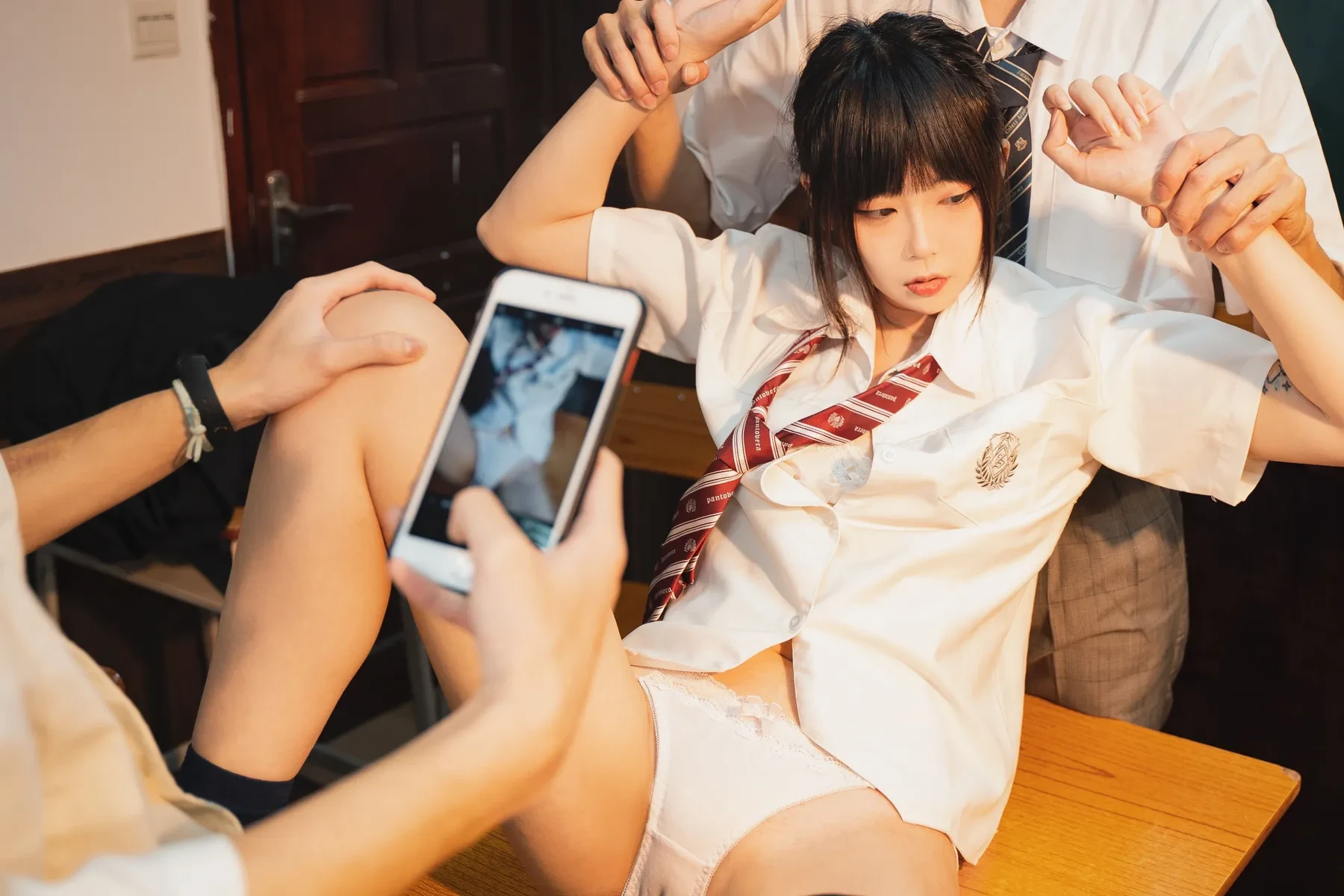 安曜曜 – 教室 放学后 Cosplay-第24张