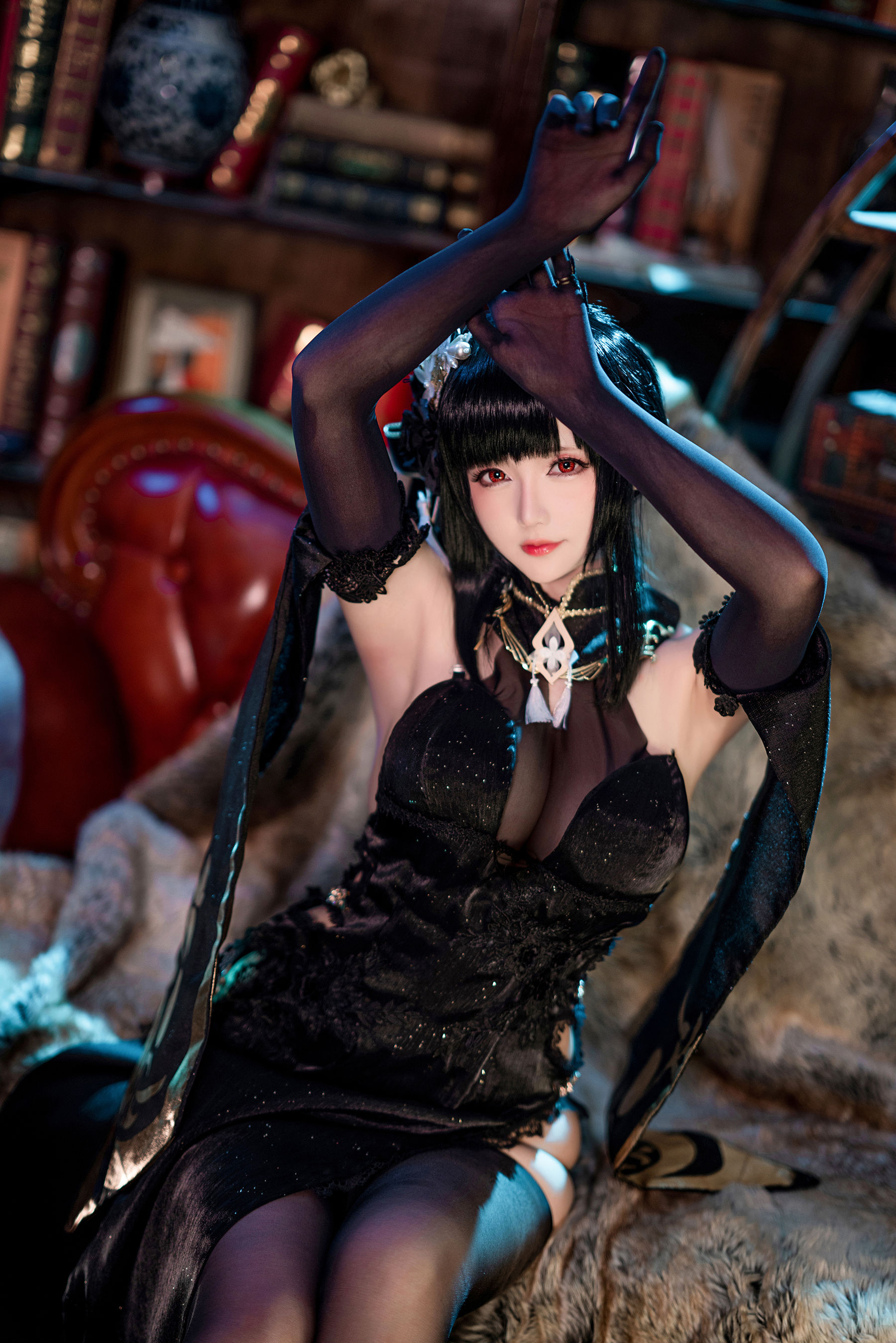 Coser小姐姐星之迟迟 -《Darling》镇海-奇奢华苑 Cosplay-第58张
