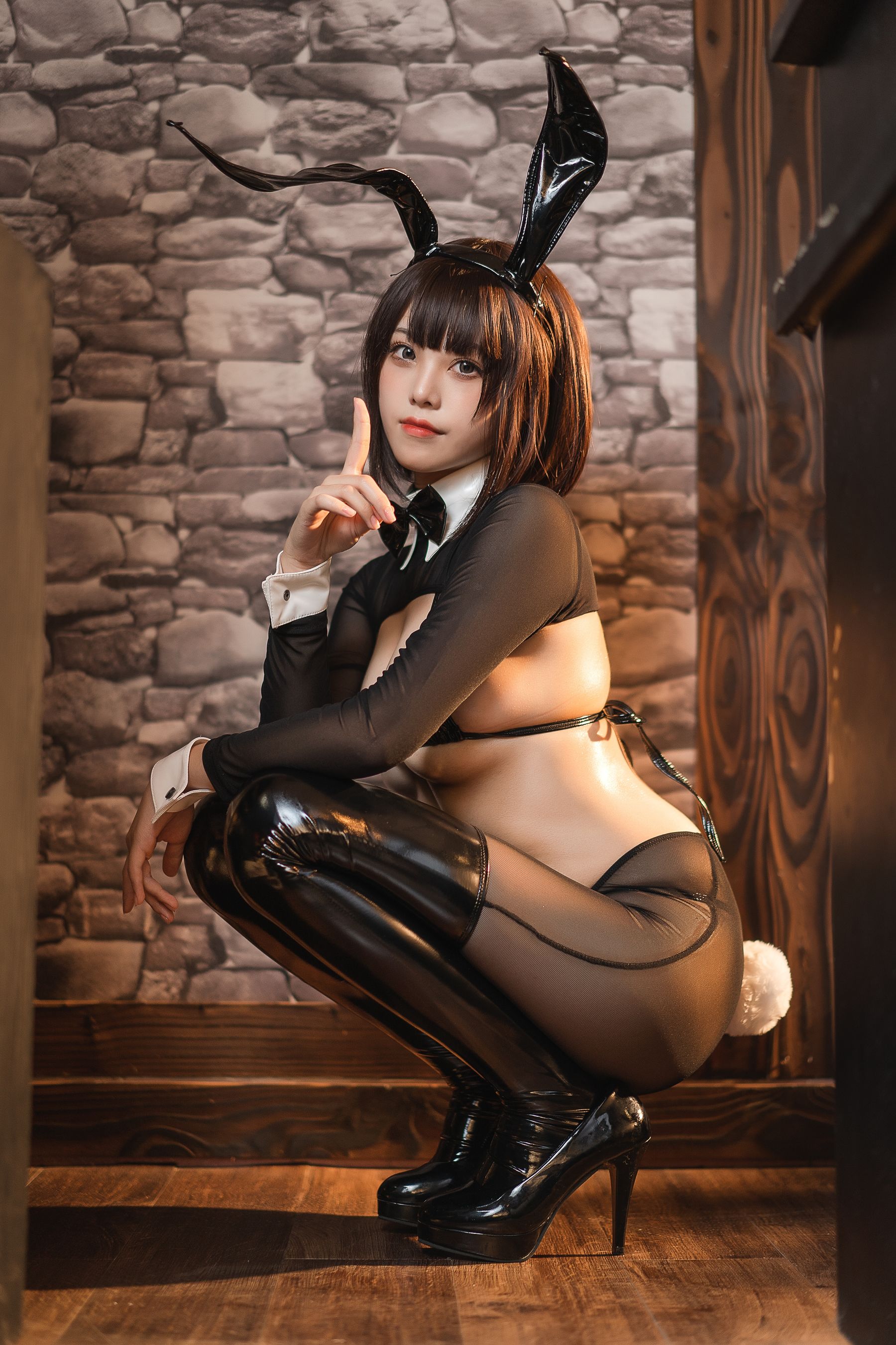 萌系小姐姐蜜汁猫裘 – 逆兔 Cosplay-第6张