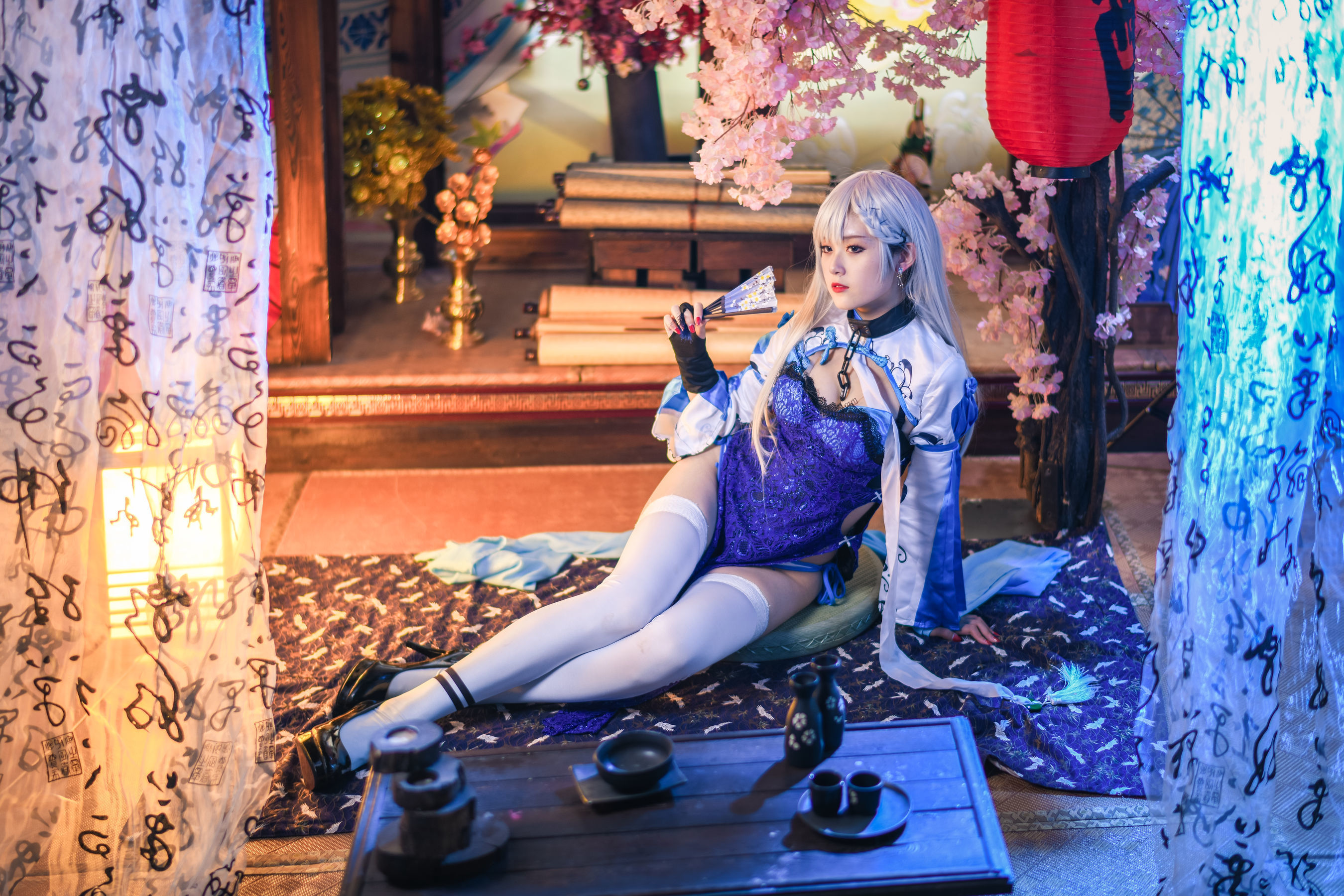Coser小姐姐Akisoso秋楚楚 贝法 不知火 Cosplay-第29张