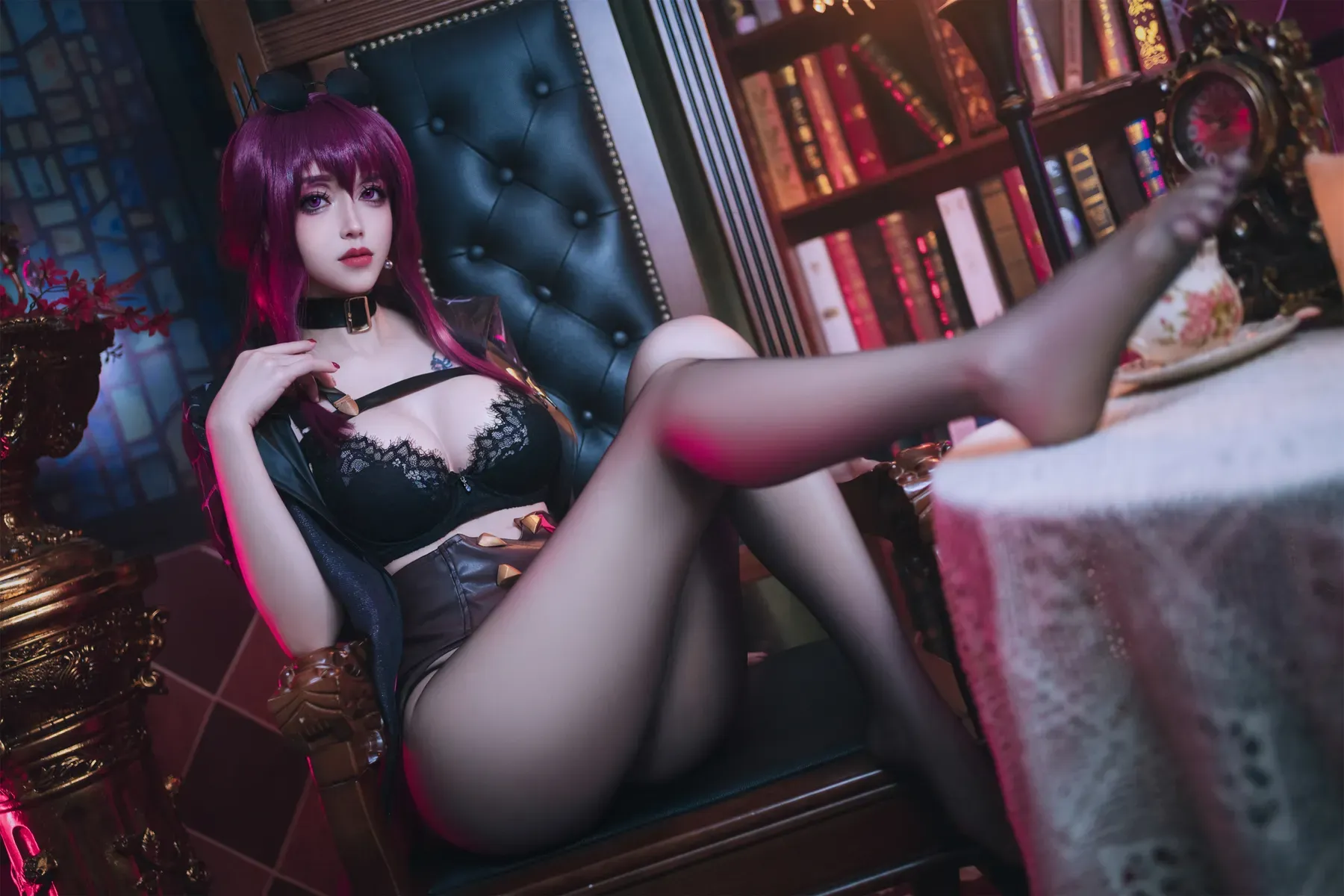 鹿八岁baby – 崩坏∶星穹铁道 卡芙卡 Cosplay-第7张