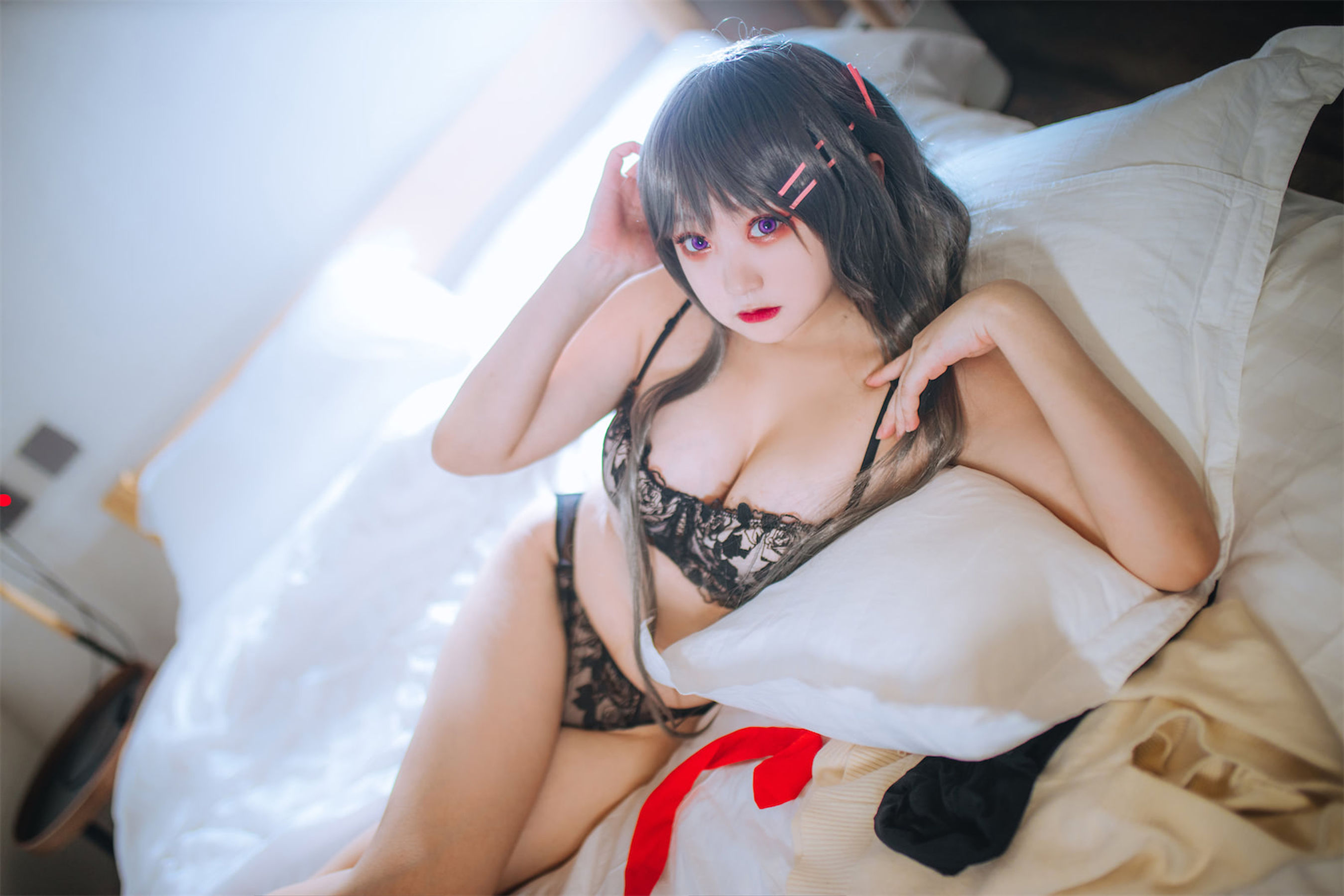 动漫博主恩田直幸 – 麻衣学姐 Cosplay-第22张