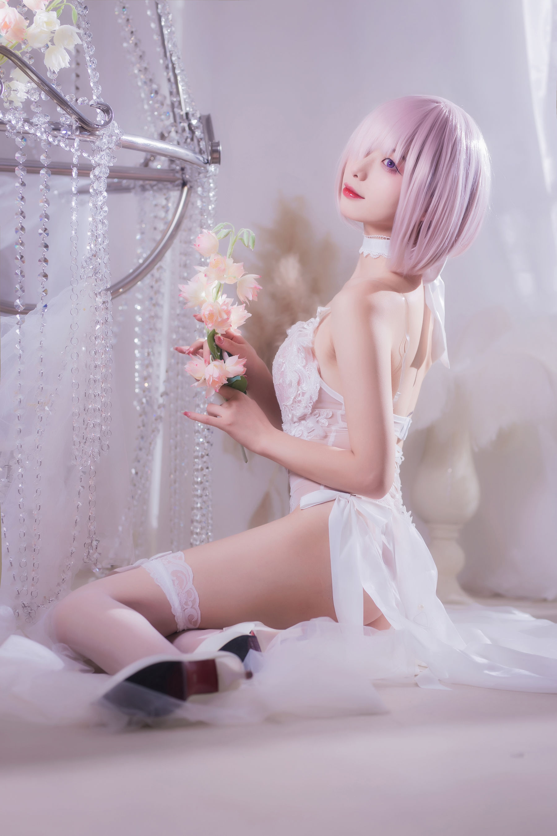 动漫博主封疆疆v – 婚纱玛修 Cosplay-第12张
