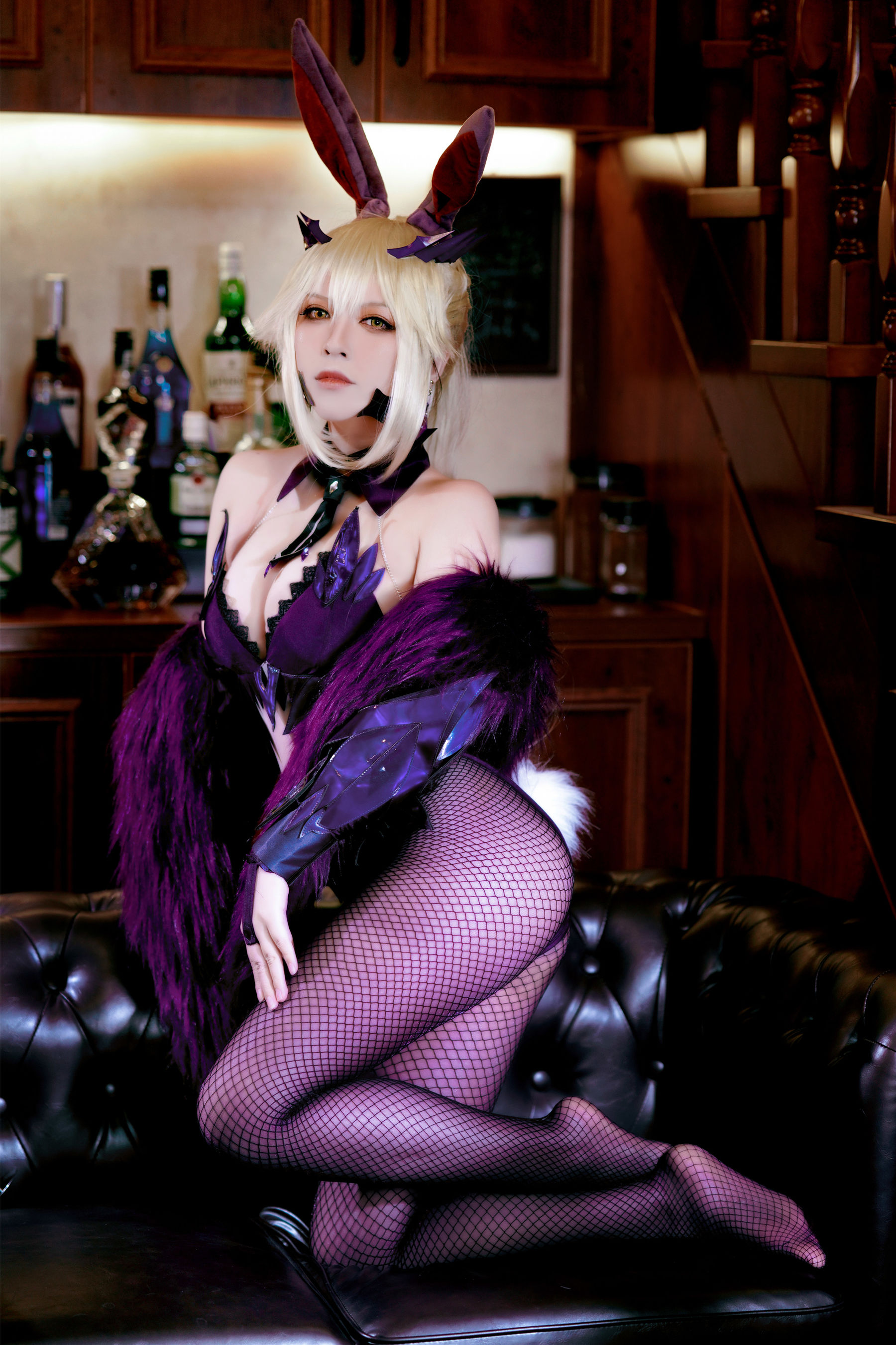 半半子 – LancerAlter Bunny Cosplay-第20张