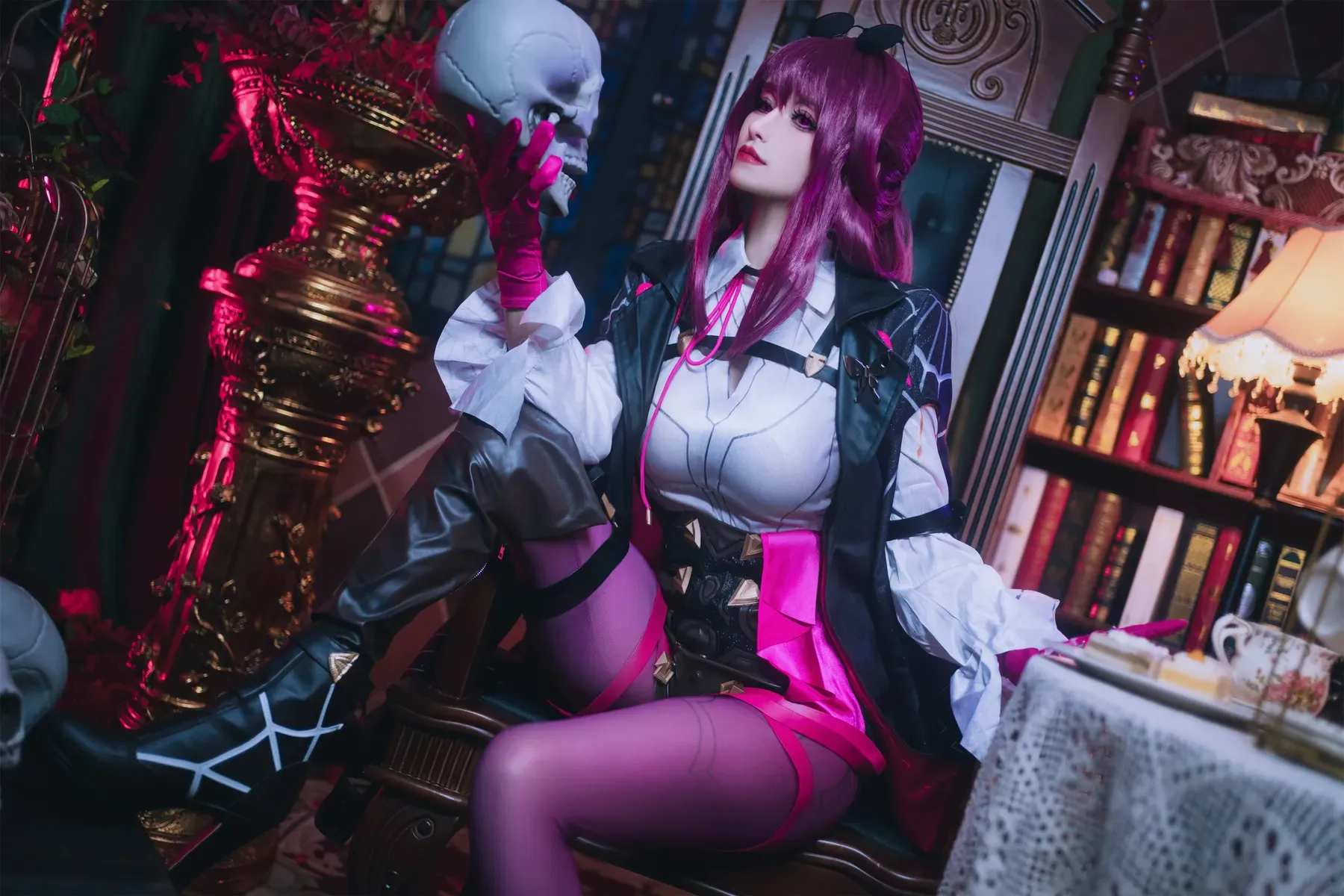 鹿八岁baby – 崩坏∶星穹铁道 卡芙卡 Cosplay-第2张