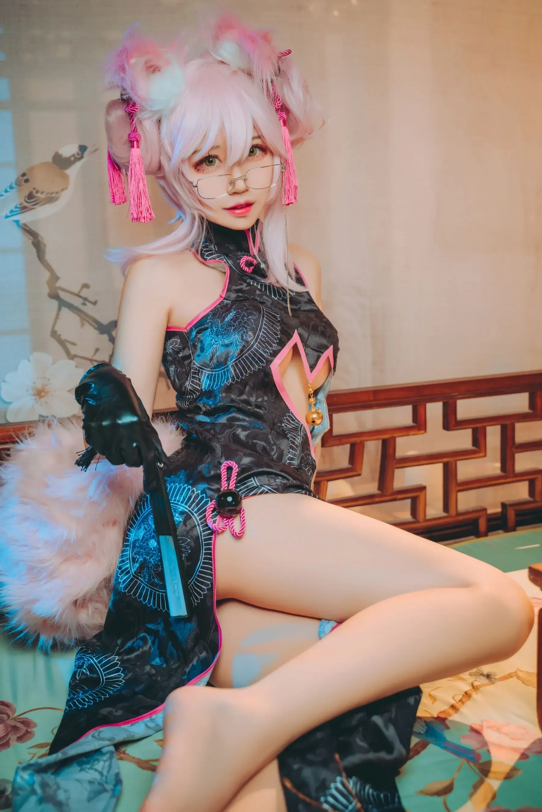 猫君君MaoJun – 杀阶秘书狐 Cosplay-第20张