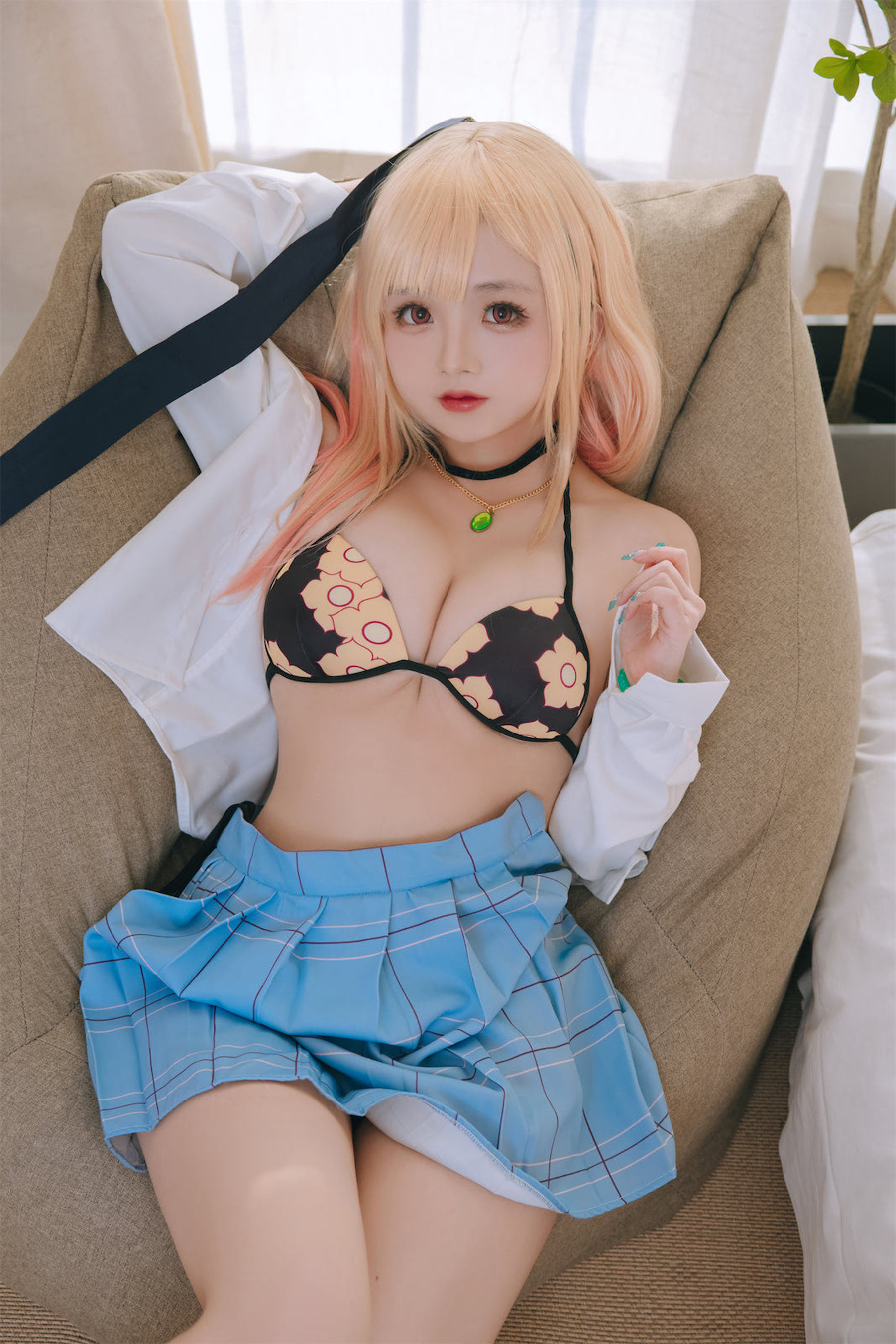 Cosplay日奈娇 – 更衣人偶喜多川海梦泳装 Cosplay-第49张