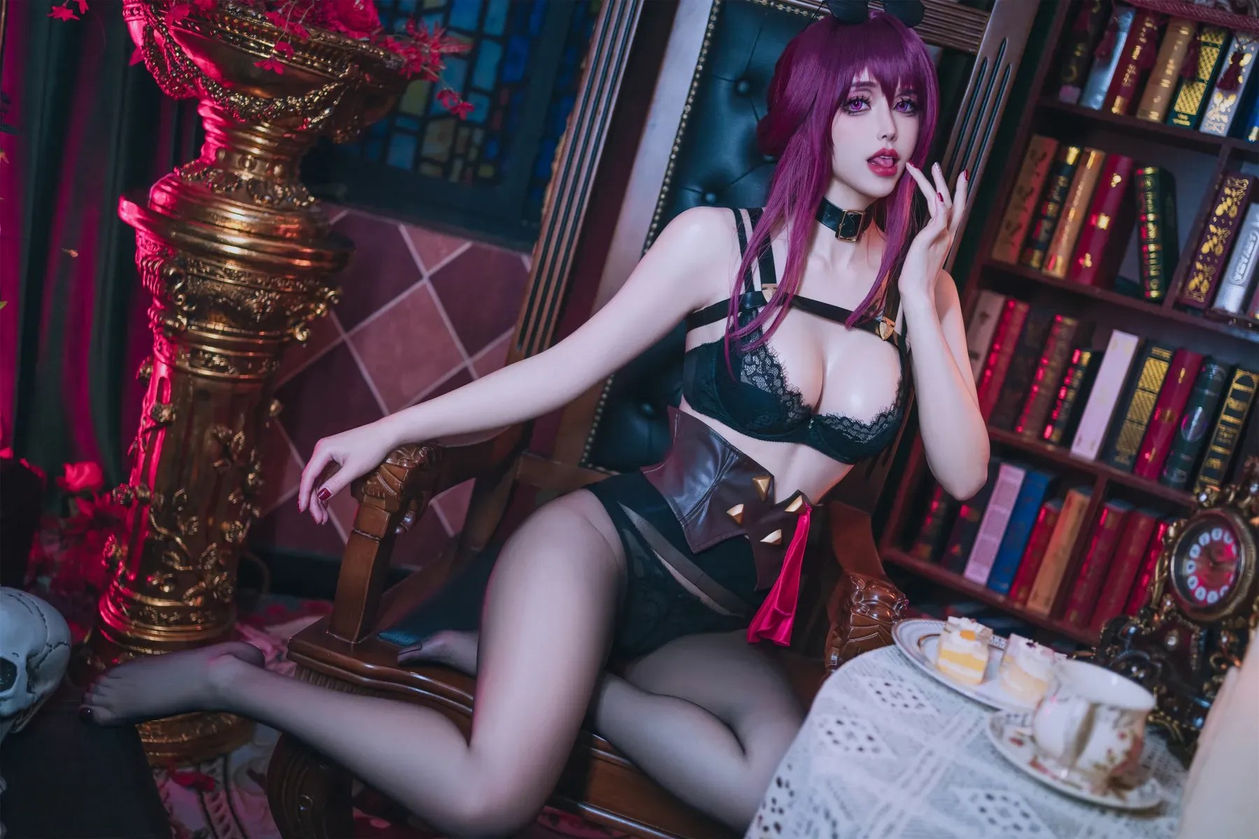 鹿八岁baby – 崩坏∶星穹铁道 卡芙卡 Cosplay-第30张