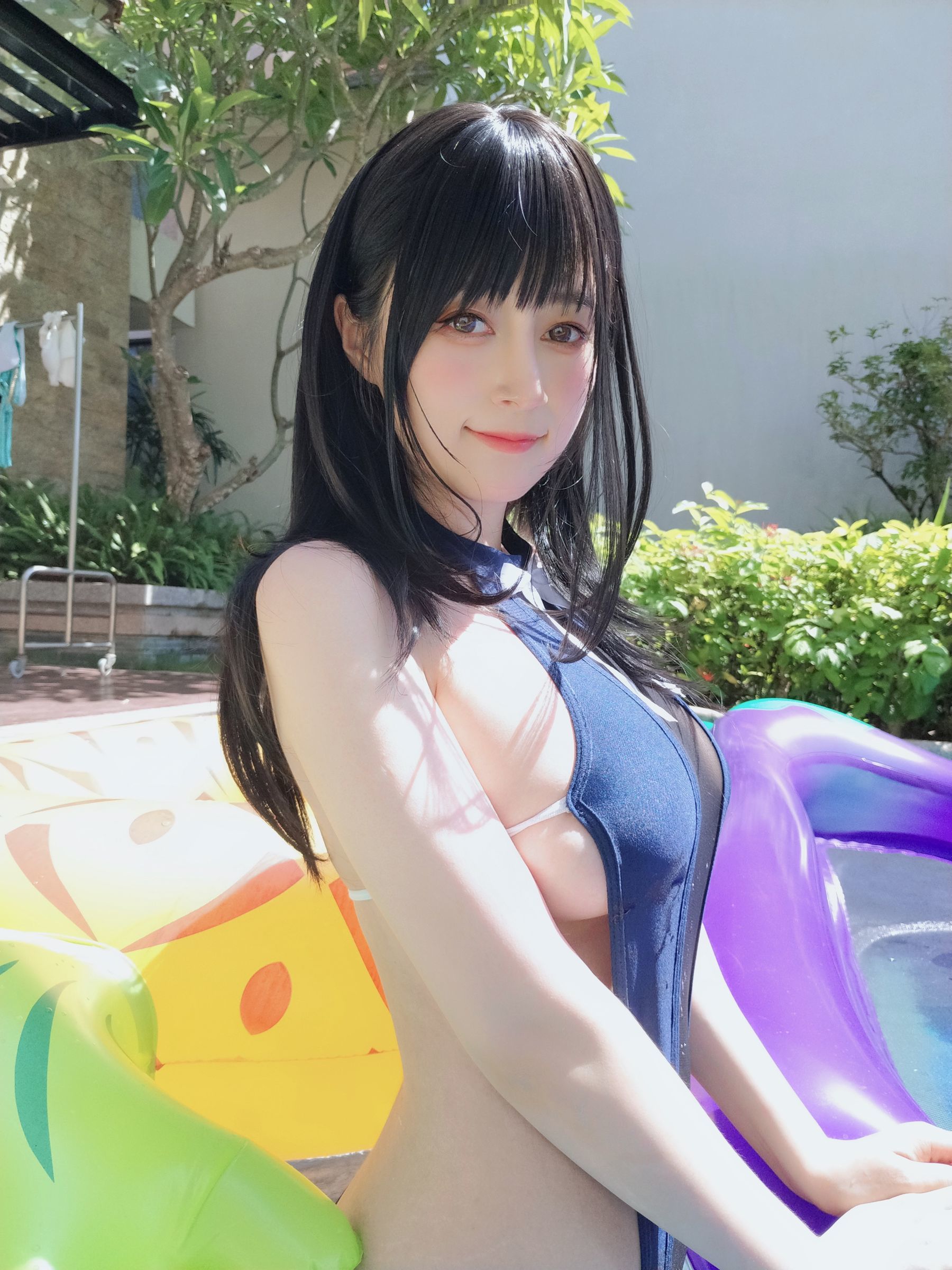 Coser小姐姐白银 – 镂空泳衣 Cosplay-第64张