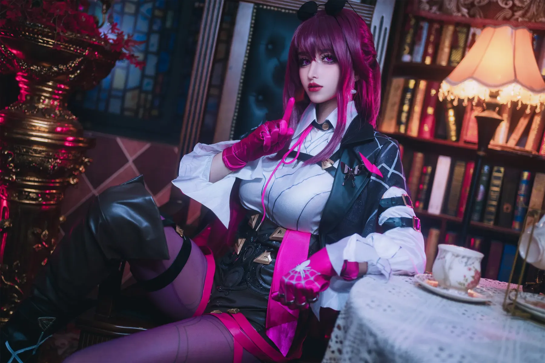 鹿八岁baby – 崩坏∶星穹铁道 卡芙卡 Cosplay-第59张