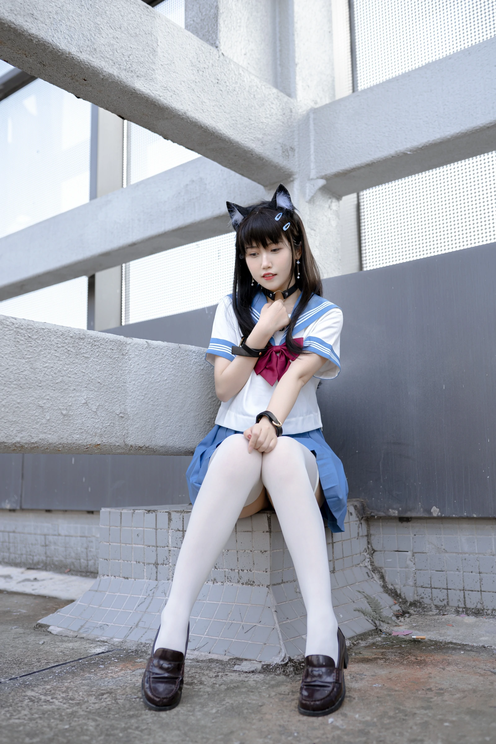 不呆猫 – 天台小m猫 Cosplay-第14张