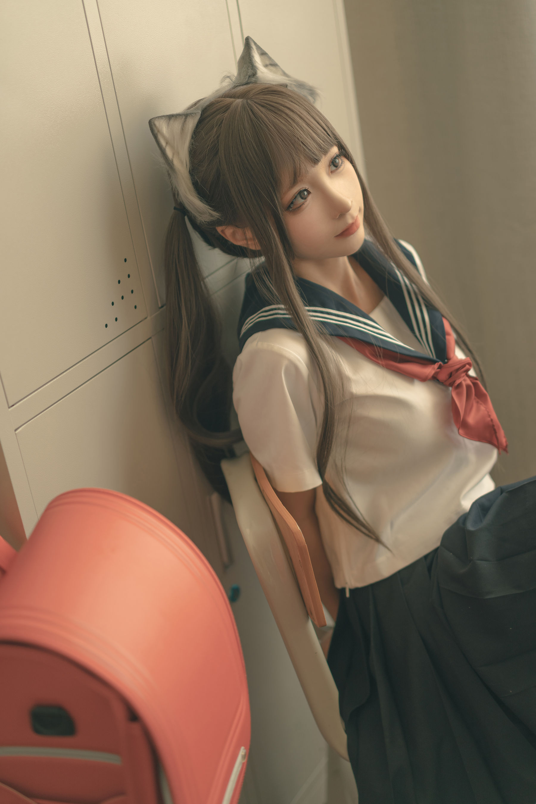动漫博主蠢沫沫 – 放学后 Cosplay-第49张