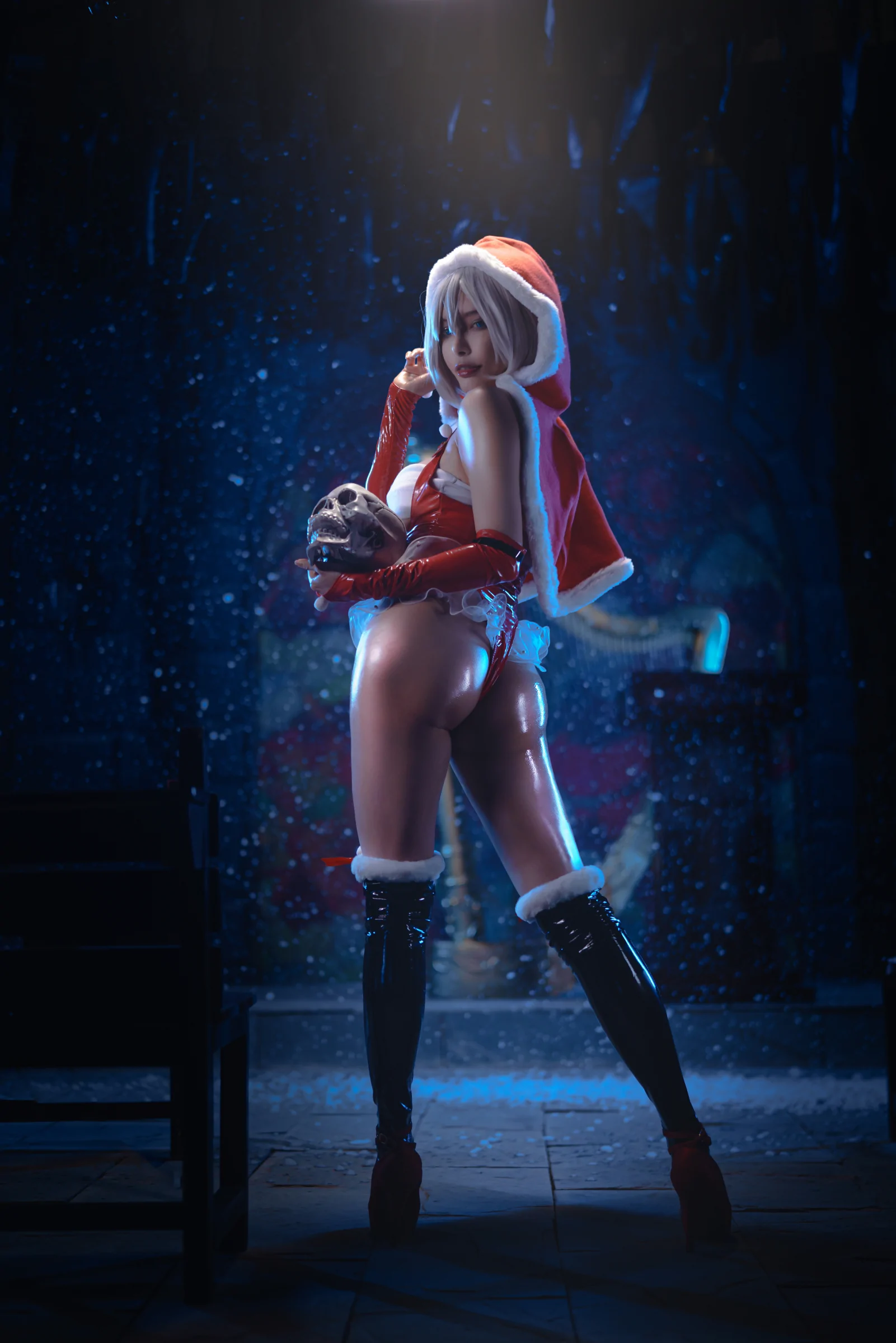 秋和柯基 – 圣诞雪夜锦礼 Cosplay-第17张