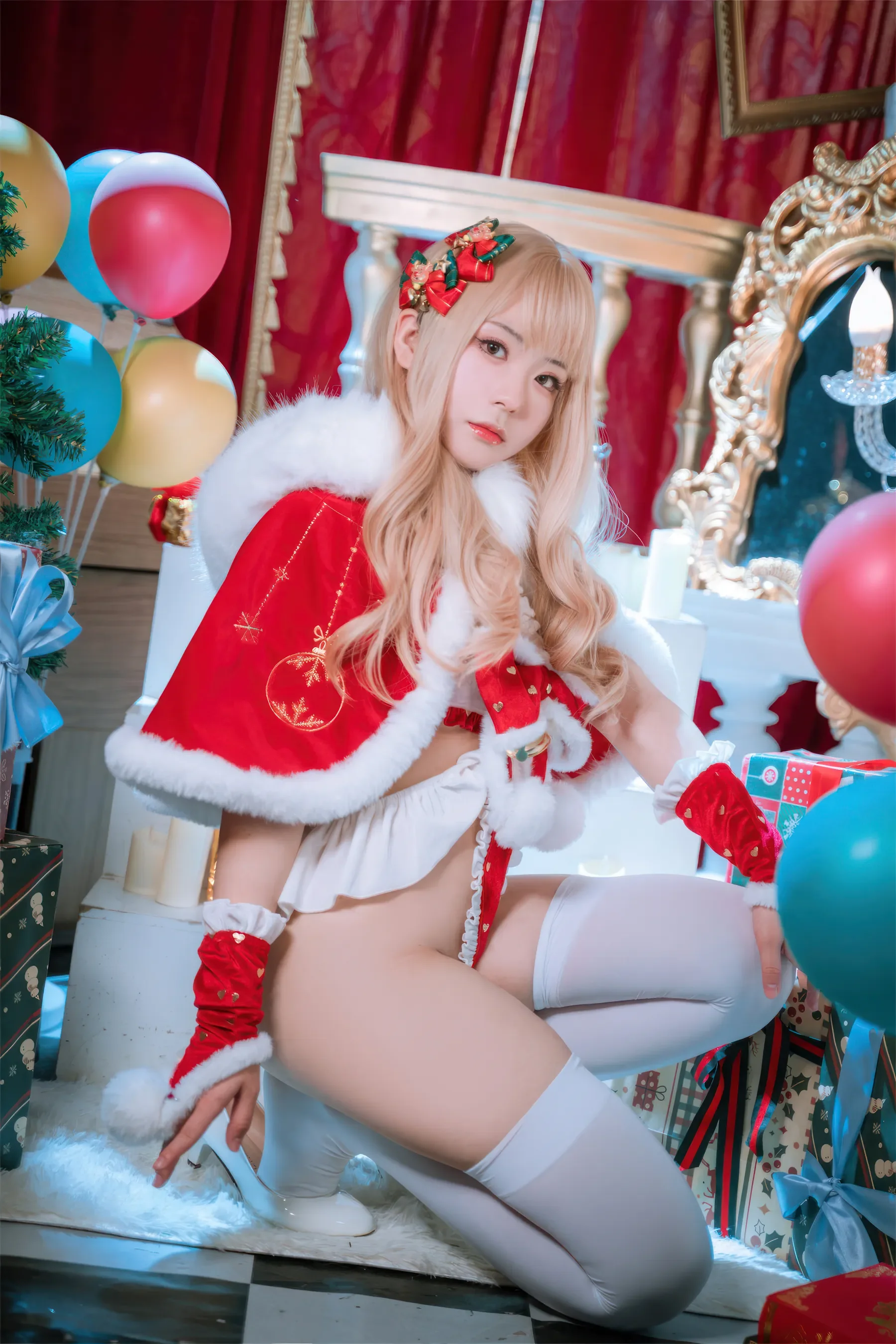 虎森森 – 圣诞精灵 Cosplay-第10张