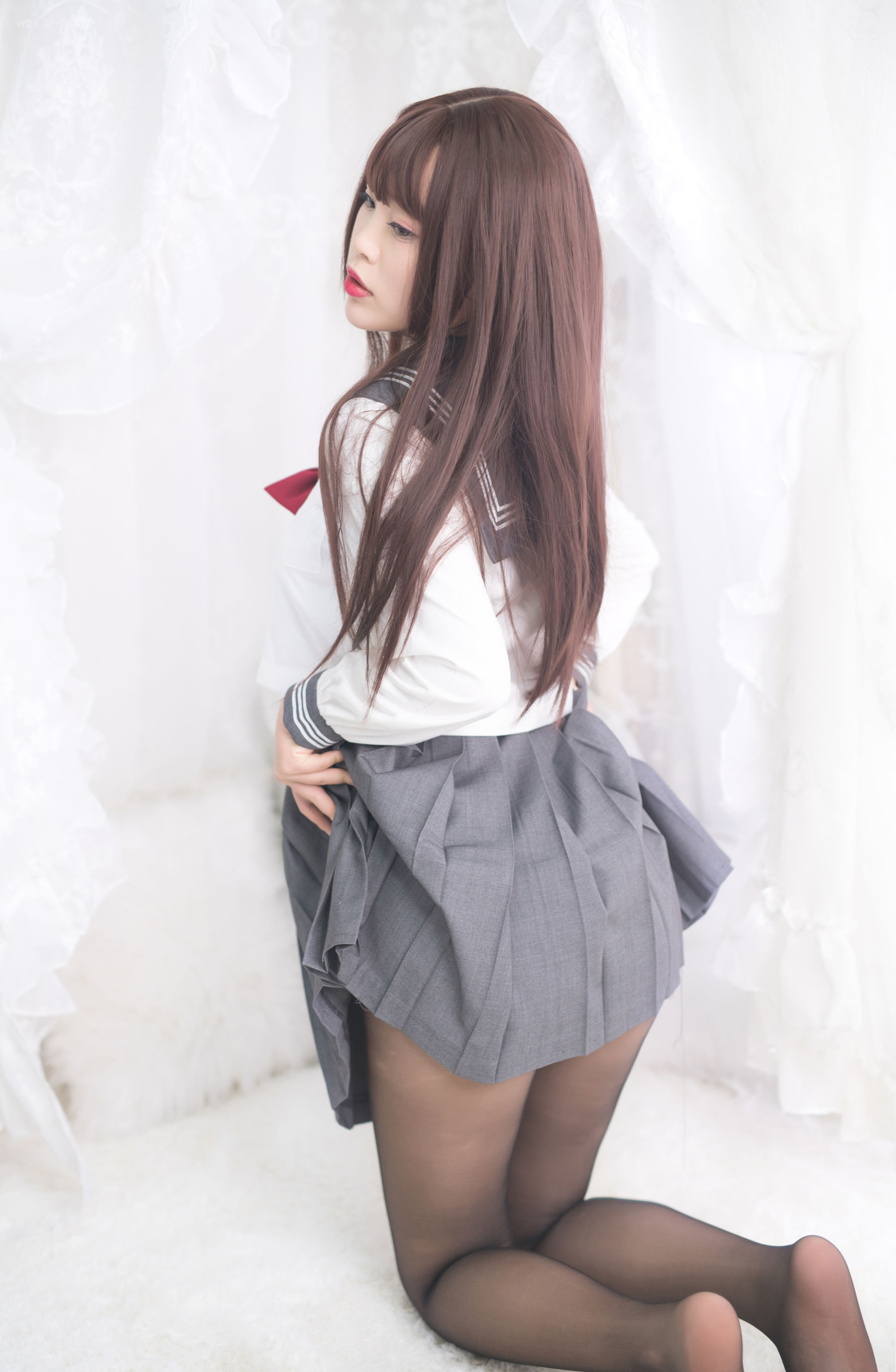 萌系小姐姐-白烨- 绝对足域 Cosplay-第28张
