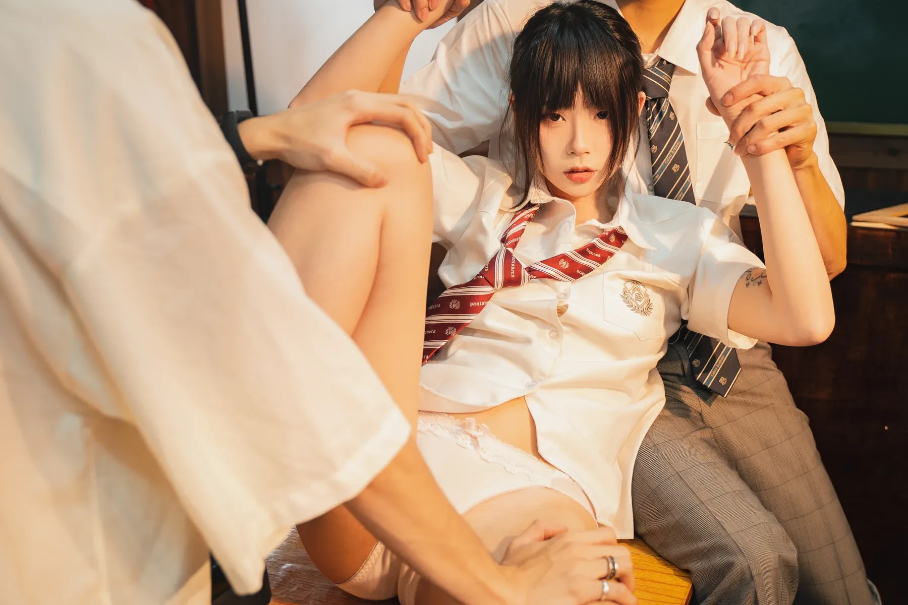 安曜曜 – 教室 放学后 Cosplay-第14张