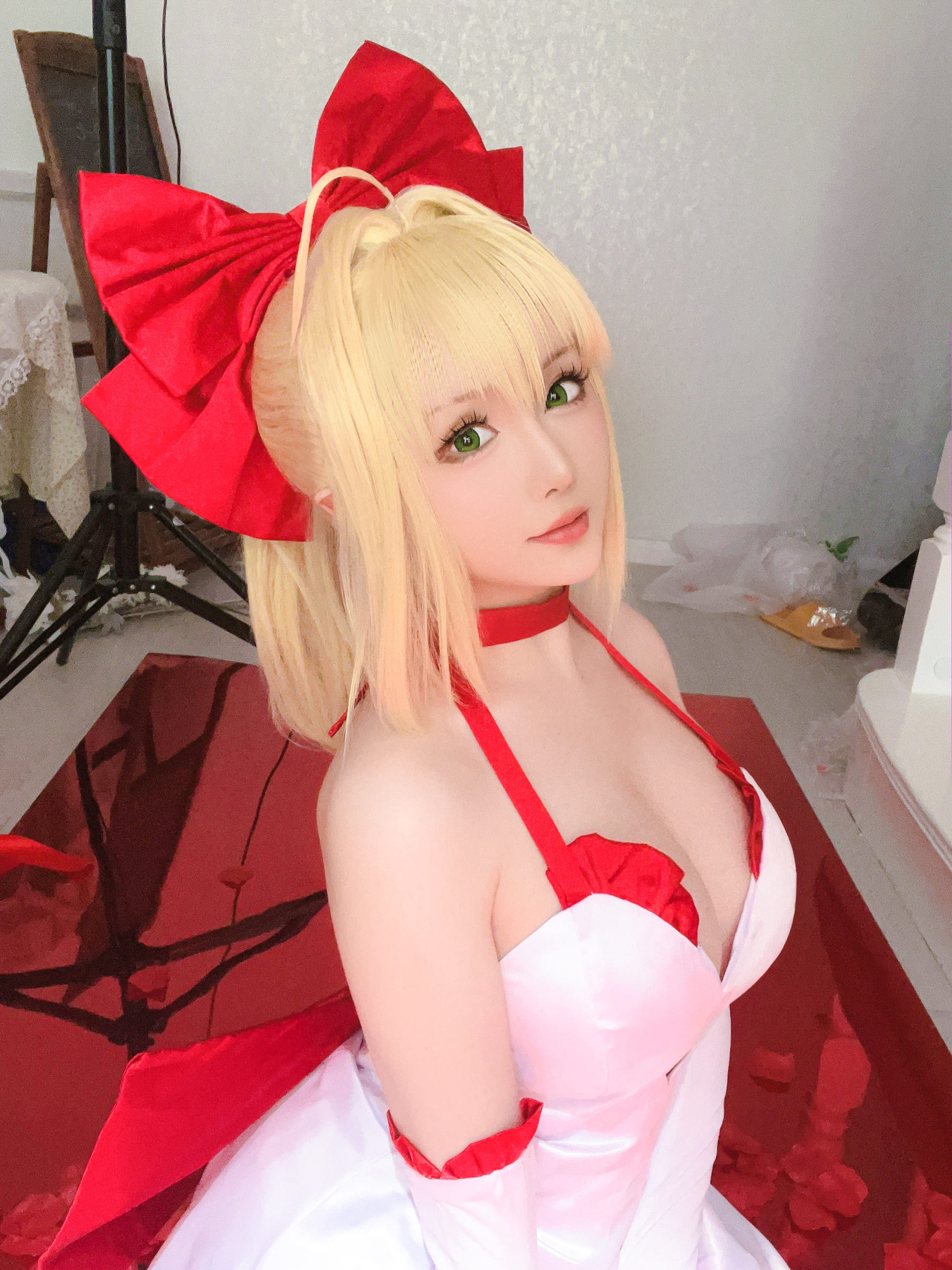 Coser小姐姐星之迟迟 – Fate 尼禄 Cosplay-第38张