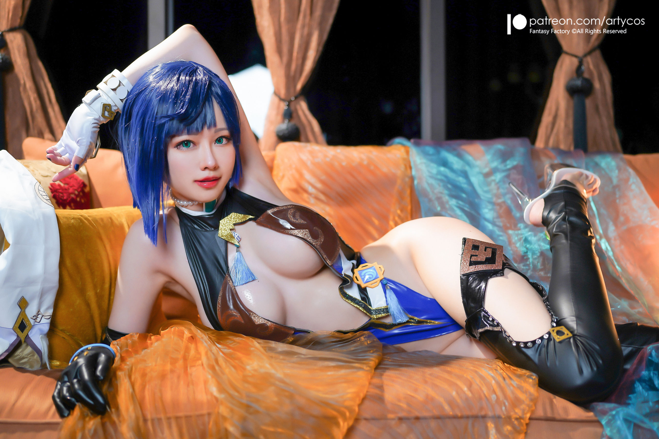 COS妹子Arty亞緹 – Genshin Yelan Cosplay-第22张