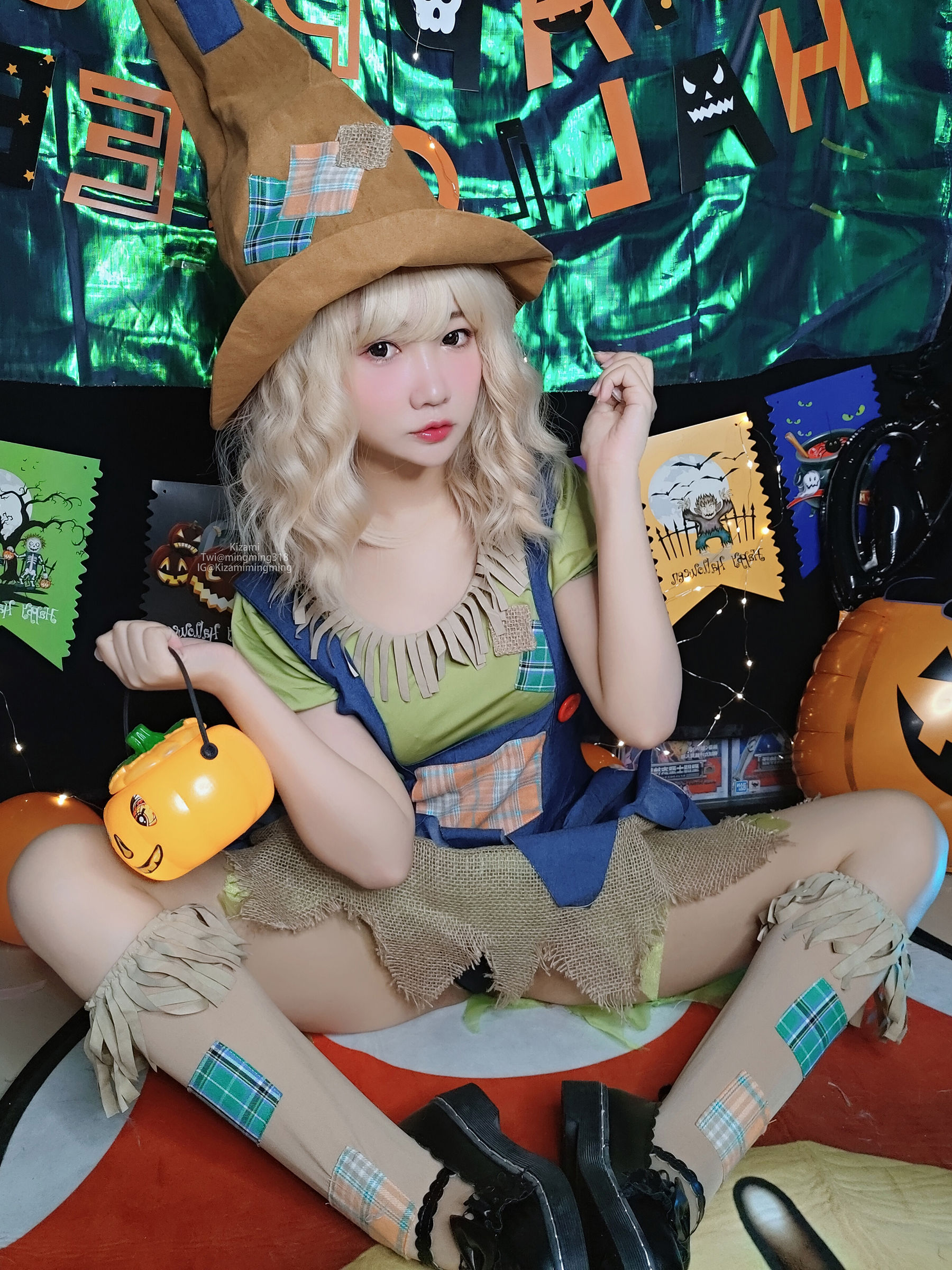 [銘銘Kizami] fantia 2021-11-21 狼女とわら女 Cosplay-第44张