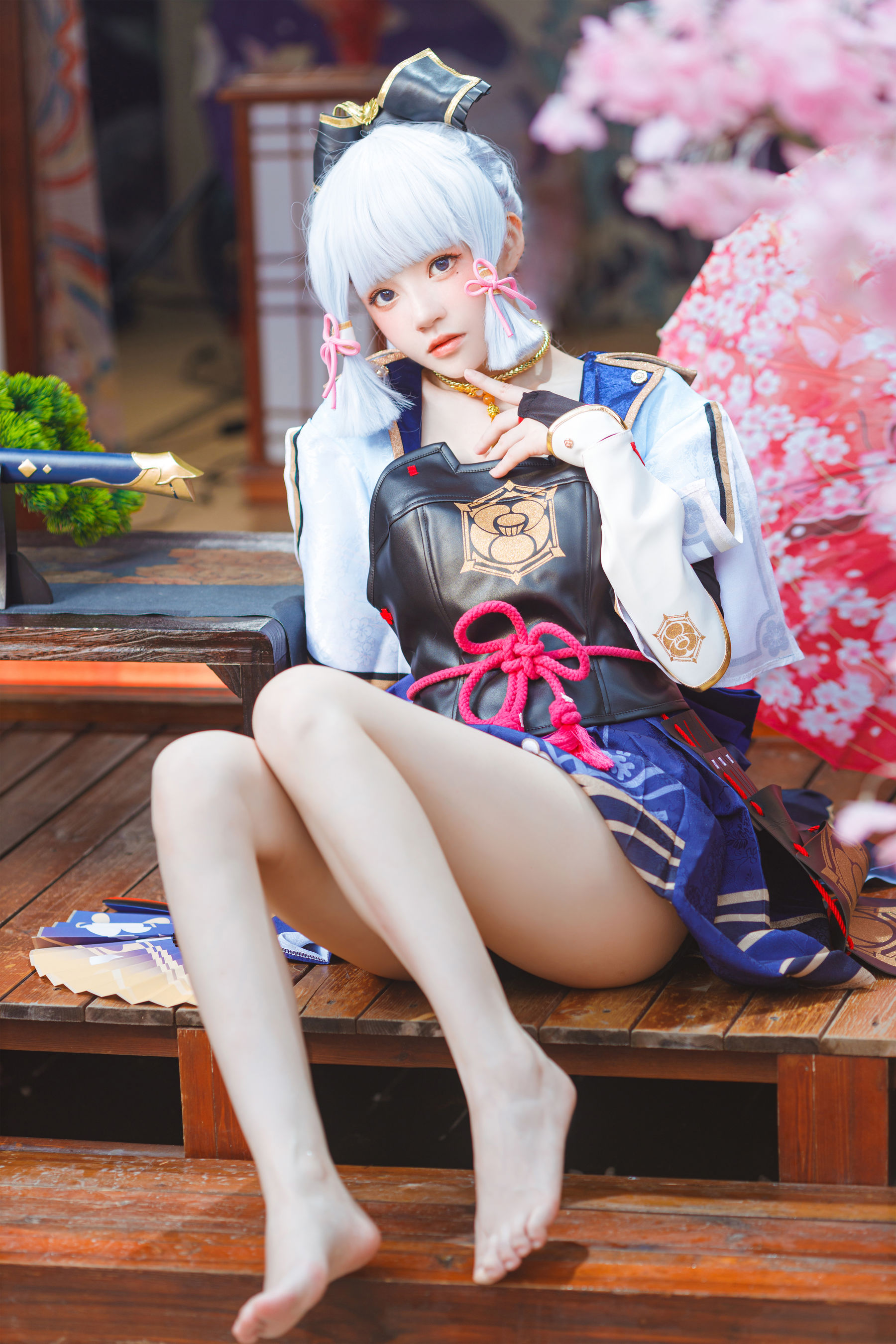桜桃喵 – 神里绫华 Cosplay-第8张