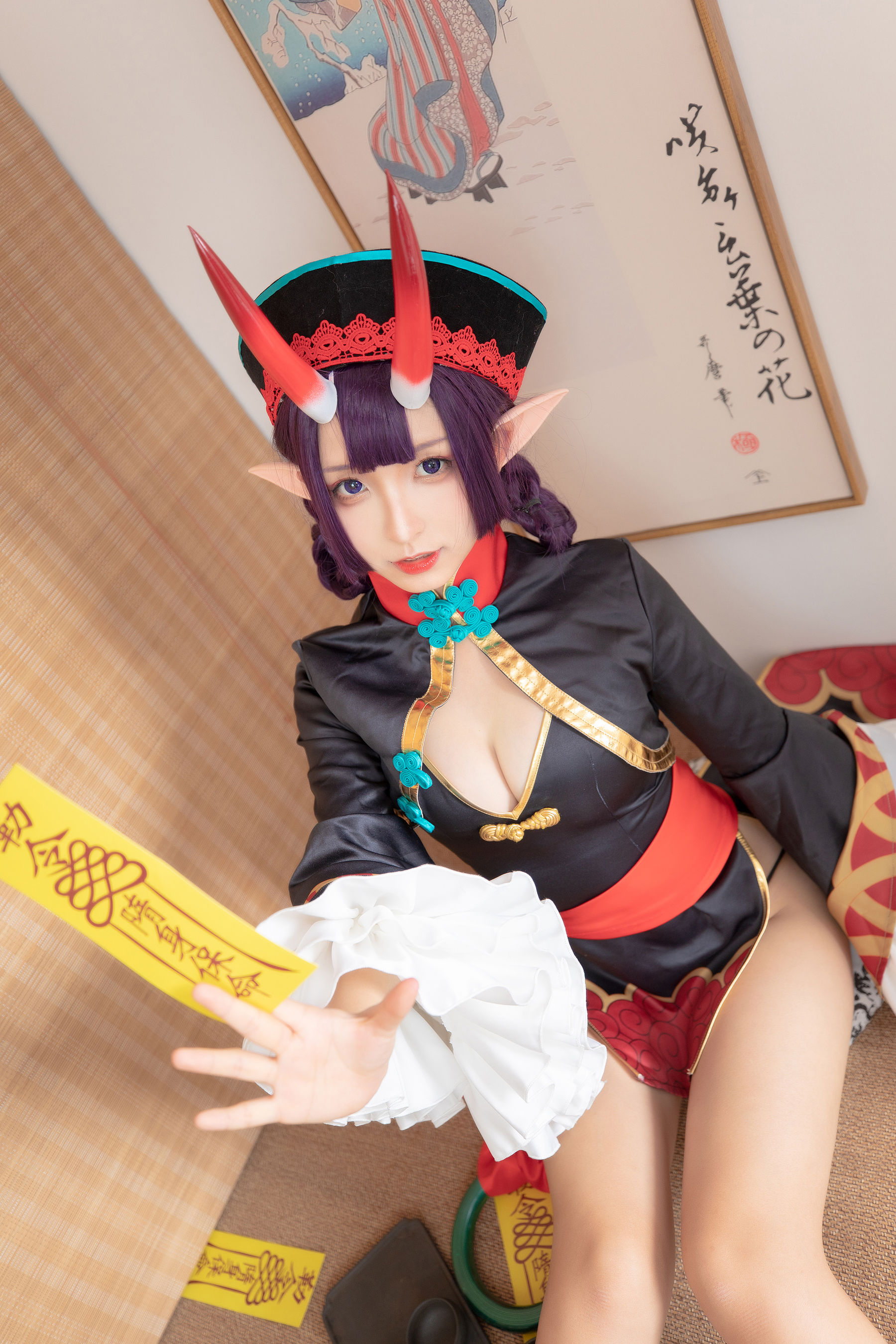 萝莉神楽板真冬之果実の酒気-酒吞cos Cosplay-第8张