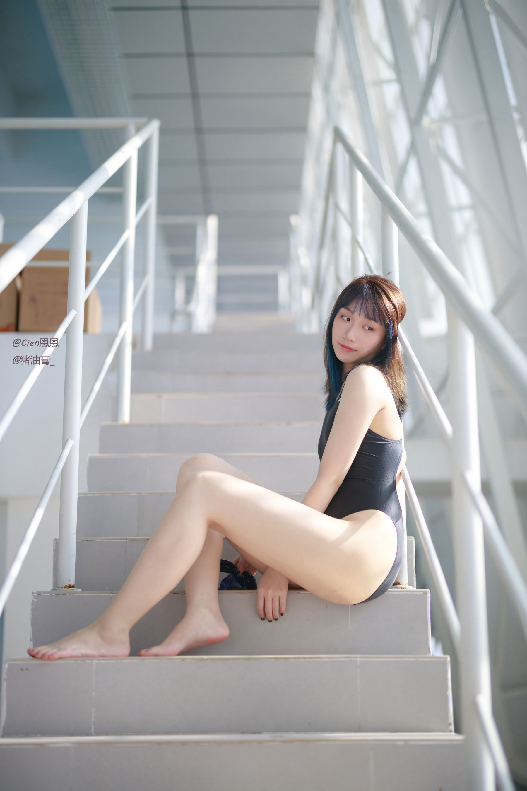 微博COS妹子Cien恩恩 – 竞泳 Cosplay-第42张