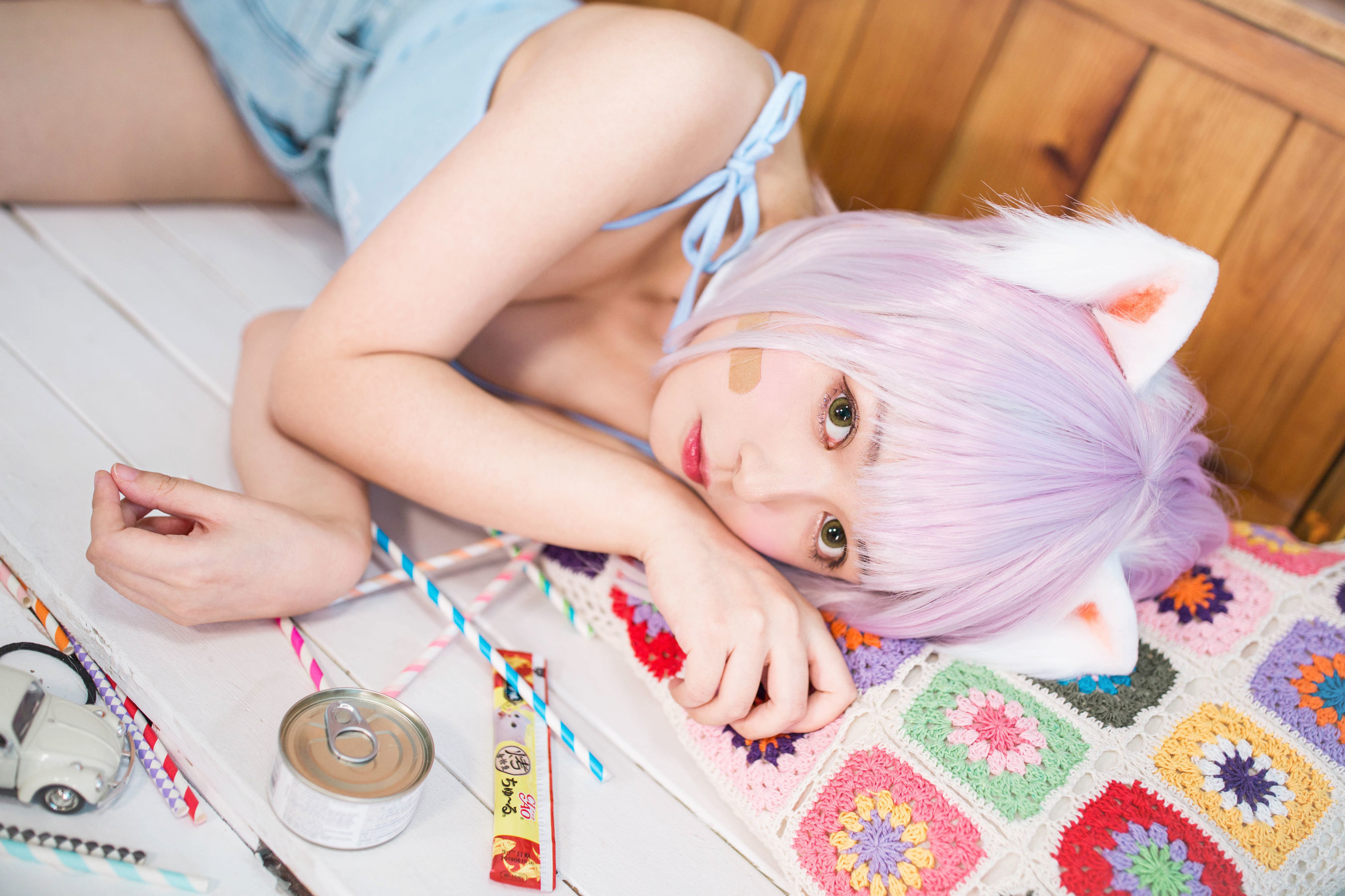 大眼萌妹黑猫猫OvO – 养猫小课堂 Cosplay-第8张