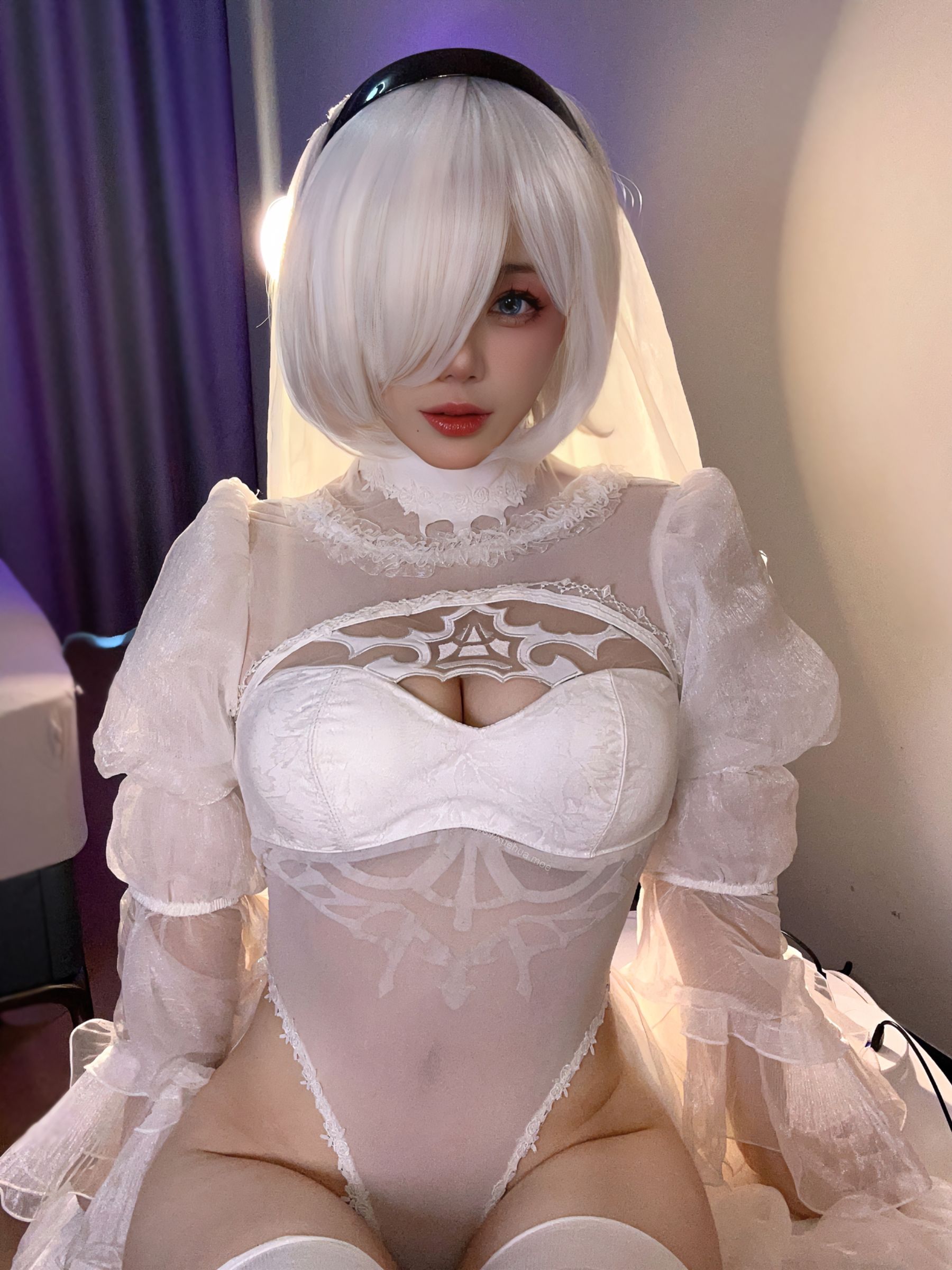 九言 – 2B的嫁衣 Cosplay-第5张