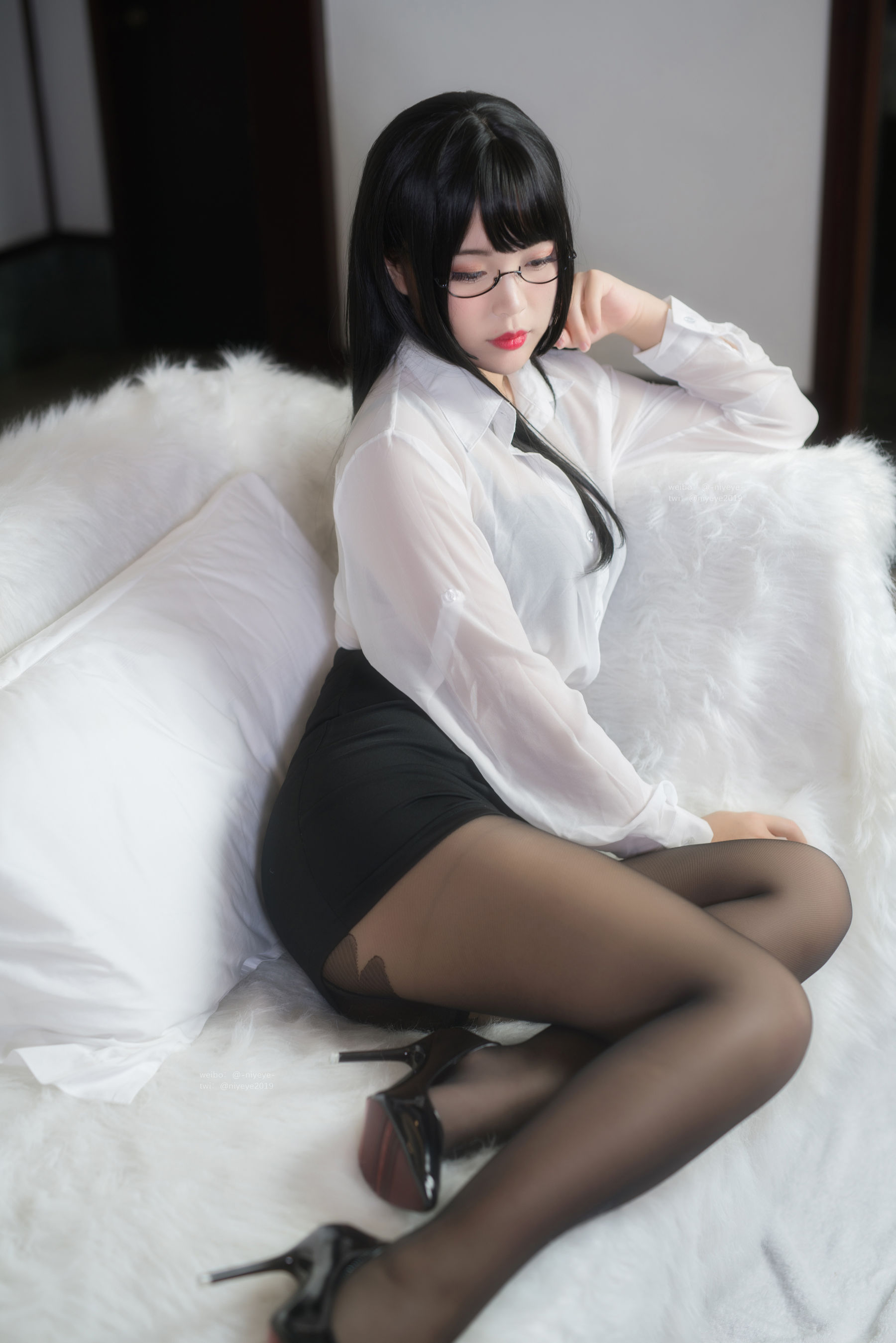 萌系小姐姐-白烨-耶米西奶露 – 家庭教师 Cosplay-第10张