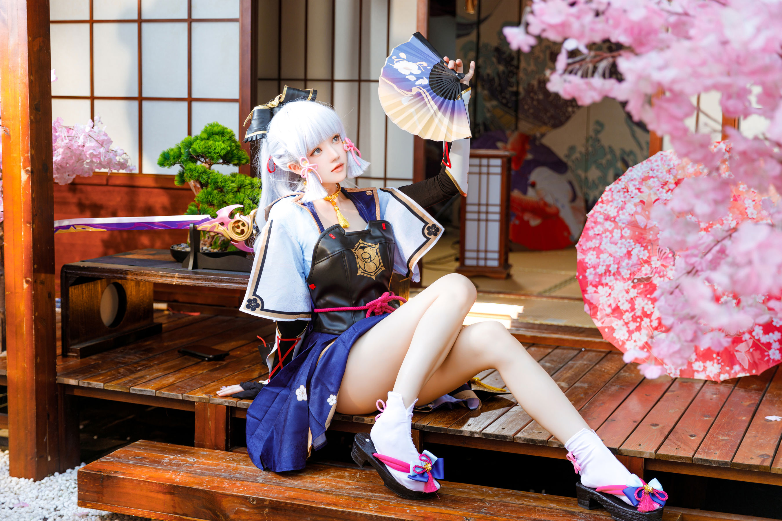 桜桃喵 – 神里绫华 Cosplay-第21张