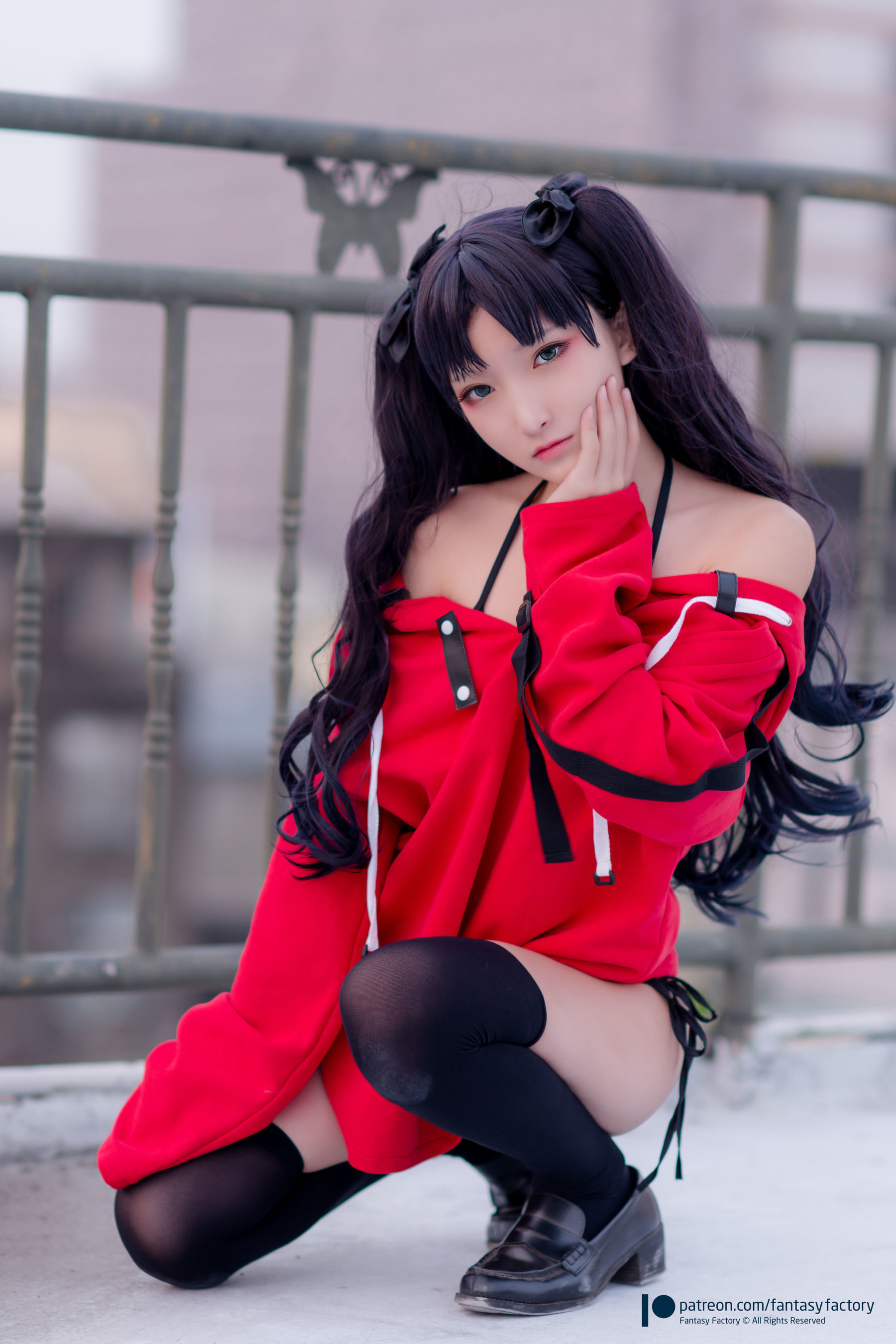 [Fantasy Factory] 小丁Cosplay – 单车少女 黑胶 情趣网衫 Cosplay-第77张