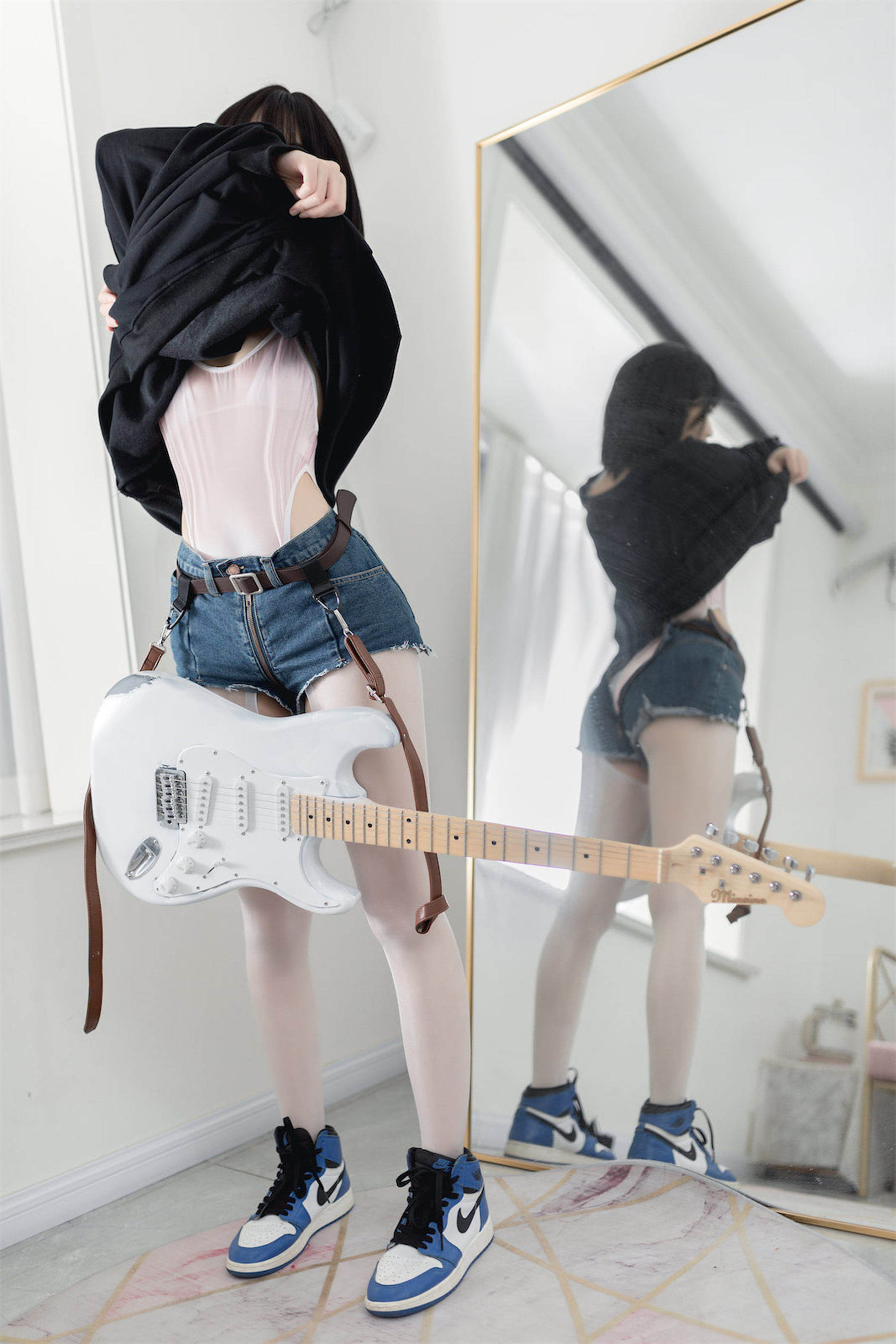 杏仁曲奇 – 升玖吉他姐姐 Cosplay-第42张