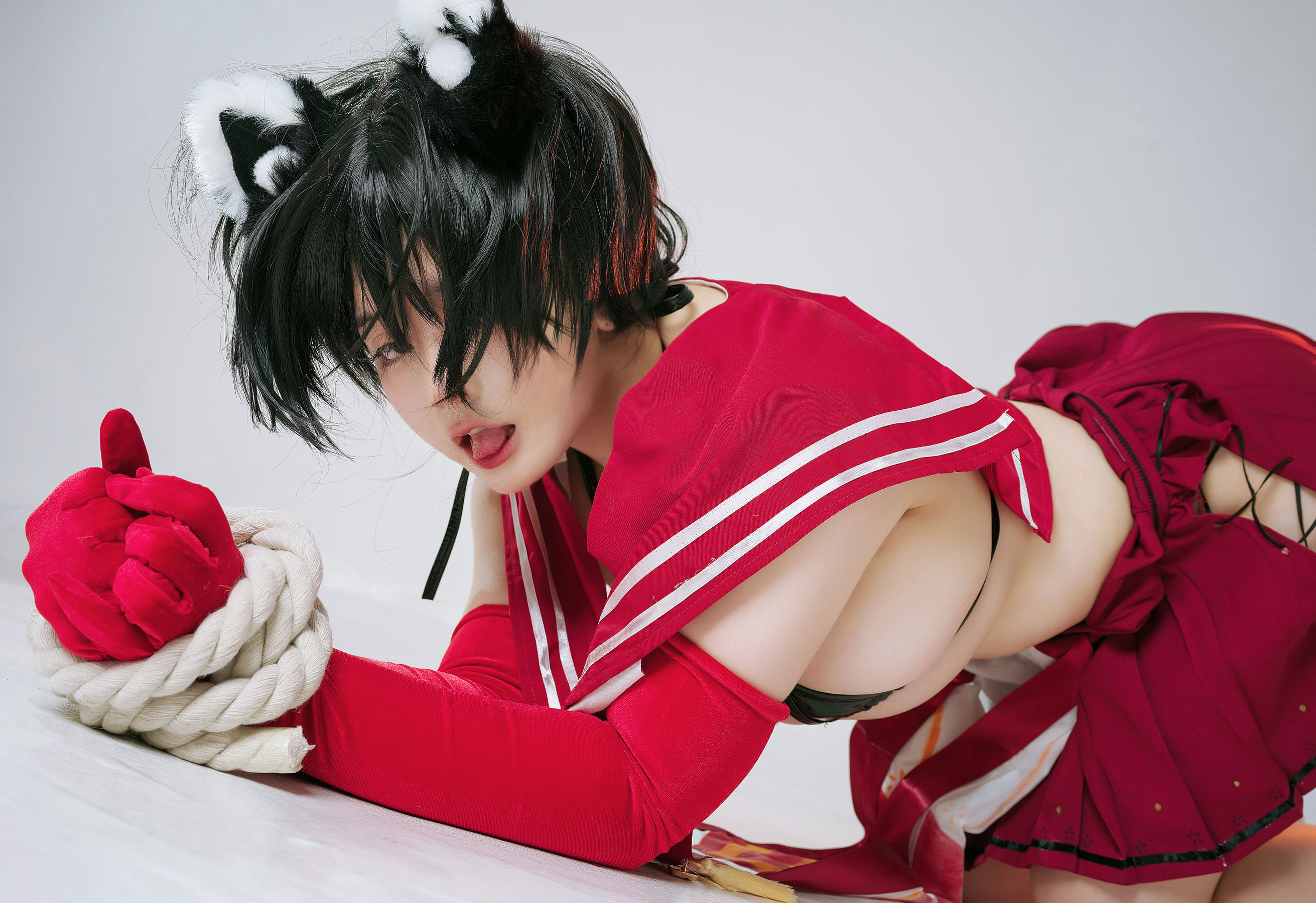 NinJA阿寨寨 – 椿 Cosplay-第4张